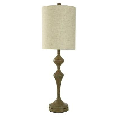 Rustic Netted Roanoke Table Lamp - Farmhouse Decor for Living Room, Bedroom, or Office - Perfect for Cozy Home Ambiance