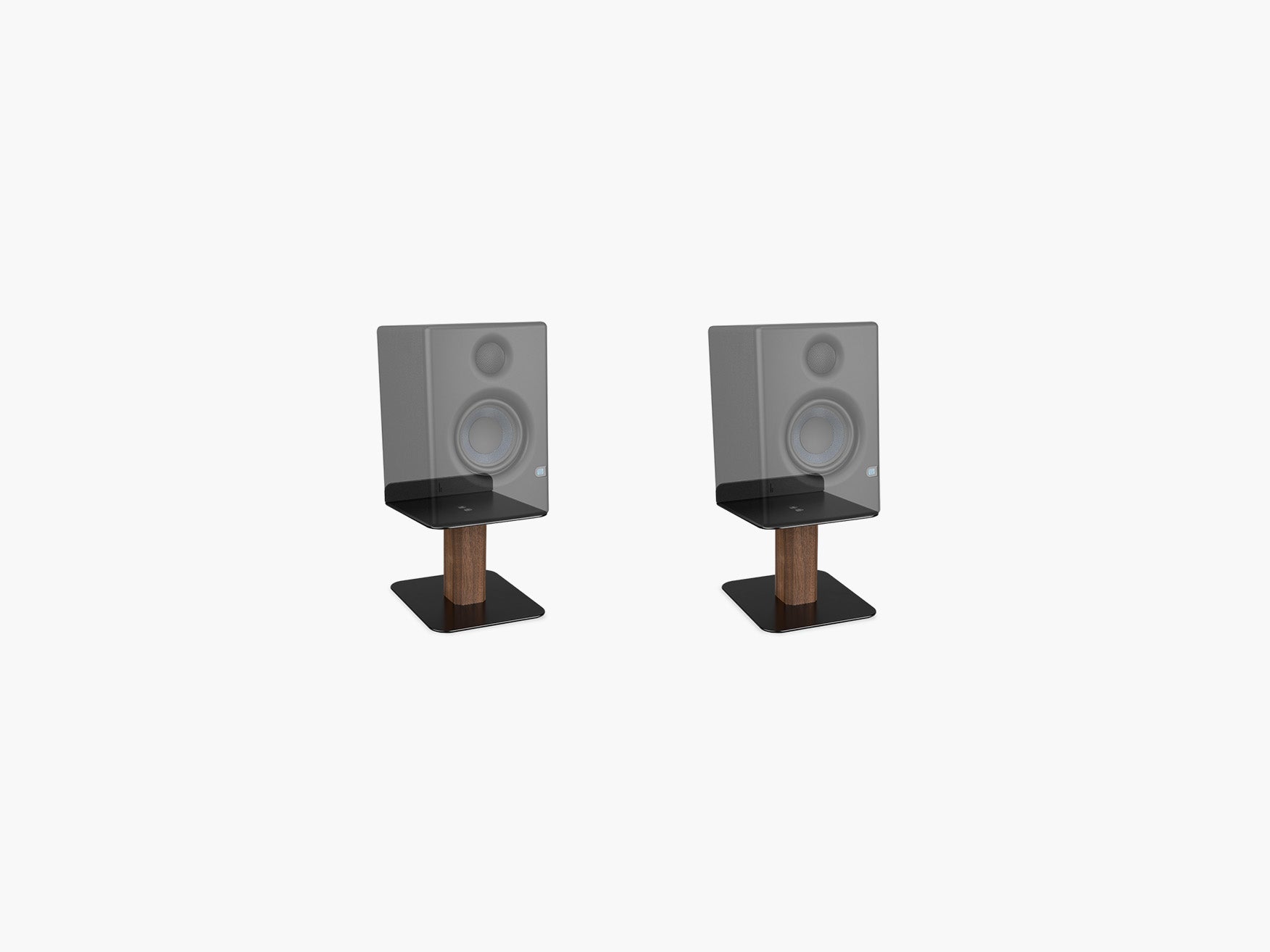 Adjustable Speaker Stands for Home Theater & Studio - Heavy Duty PA Speaker Mount with Universal Fit - Perfect for Bookshelf, Floor, and Monitor Speakers - Ideal for Home Audio, DJ Setup, and Live Performances
