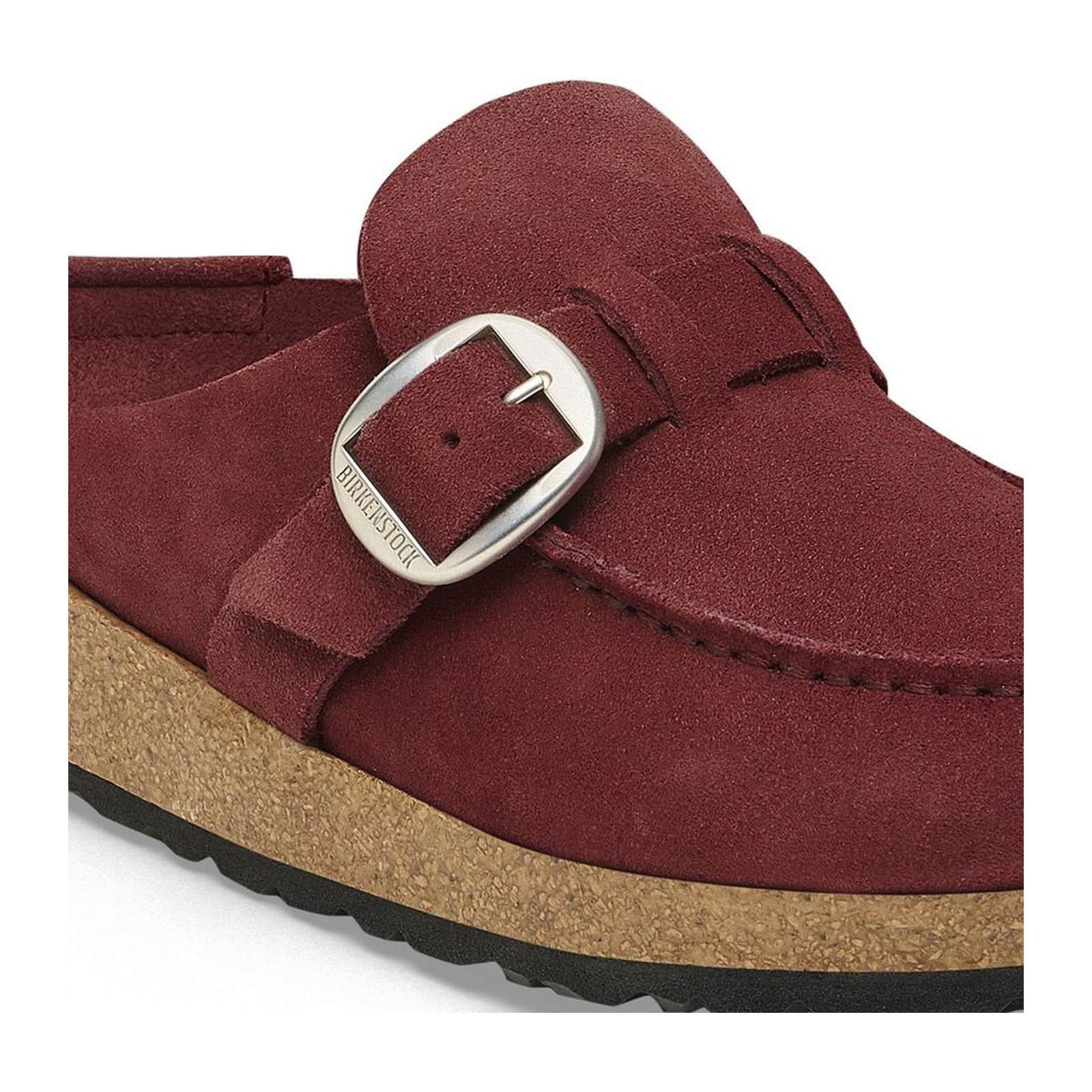 Birkenstock Buckley Narrow Clog for Women - Zinfandel Suede Comfort Shoes | Perfect for Casual Wear, Home & Office