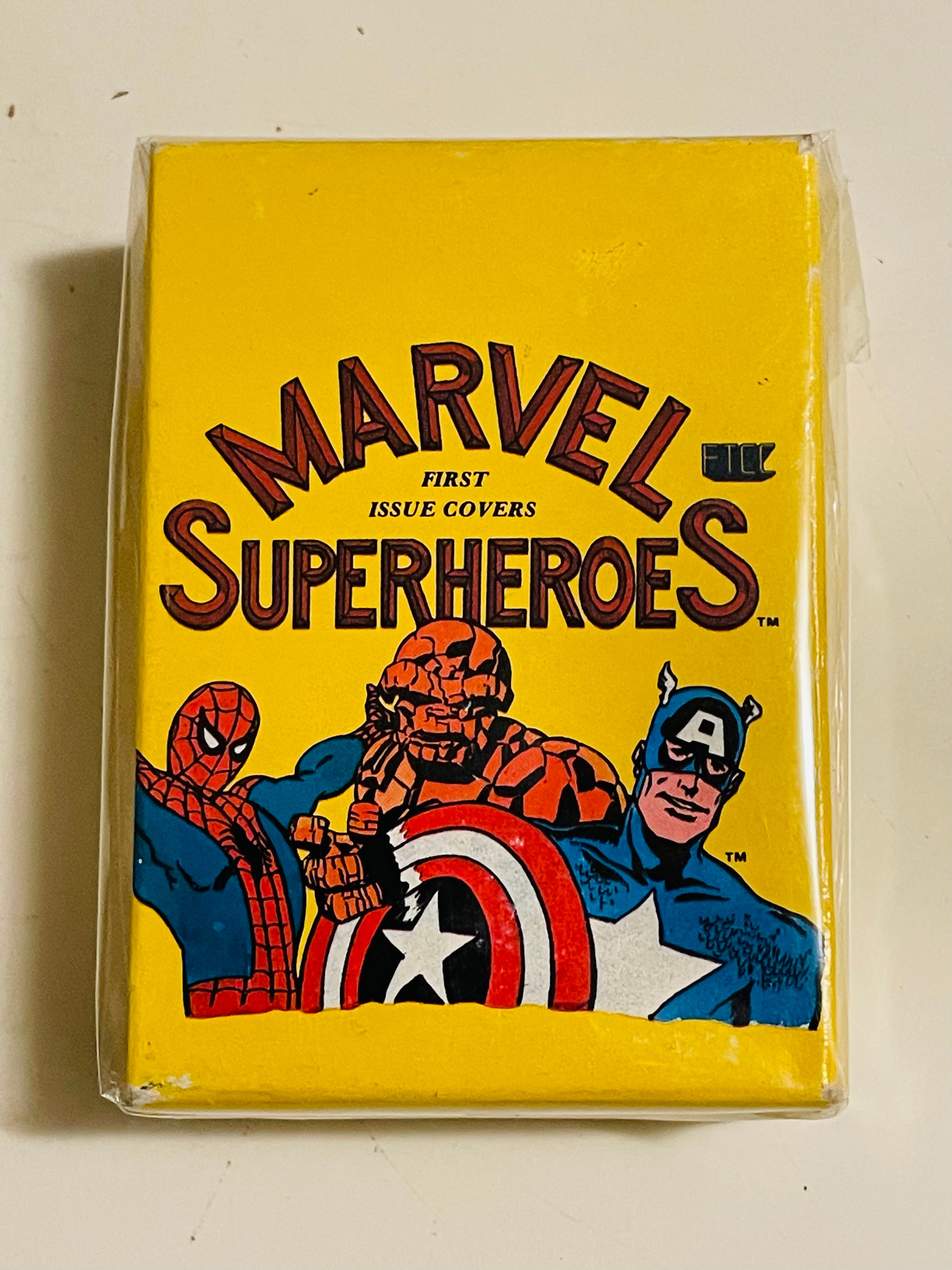 Marvel First Issue Comic Covers Collectible Set in Display Box 1984 - Perfect for Superhero Fans, Collectors & Home Decor