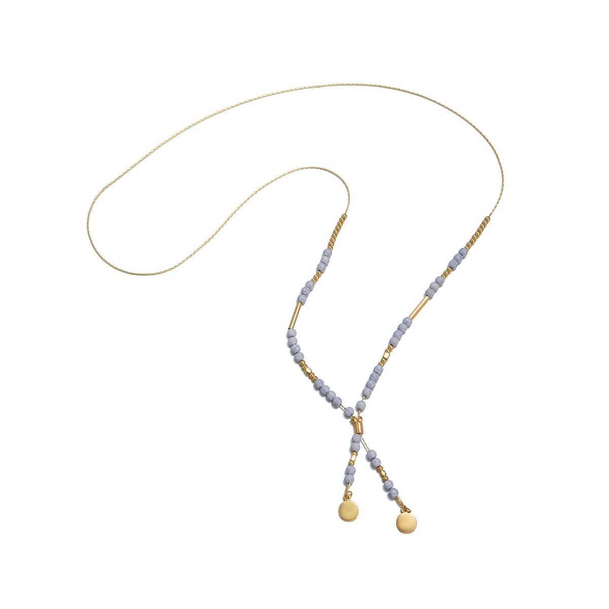 Bohemian Turquoise Necklace for Women - Handmade Layered Beads Y Necklace, Gold Plated Boho Jewelry, Perfect for Teen Girls & Everyday Wear | Great Gift for Birthdays, Weddings & Boho Fashion Lovers