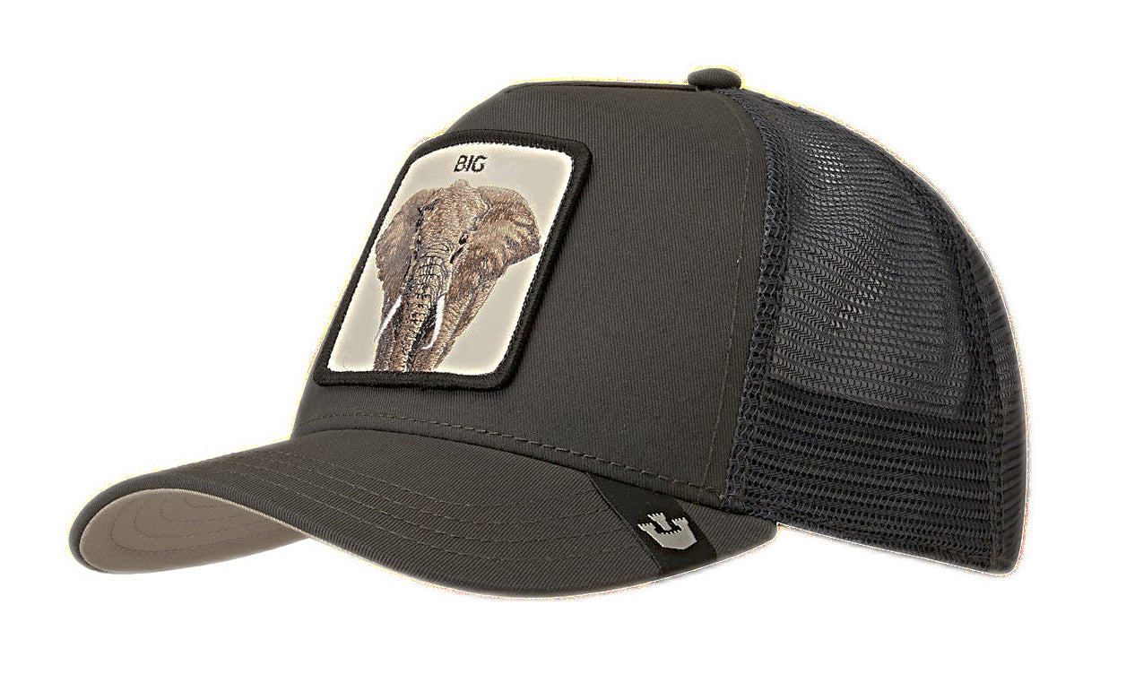 Goorin 'The Big Elephant' Charcoal Trucker Style Baseball Cap - Perfect for Outdoor Activities, Sports & Casual Wear