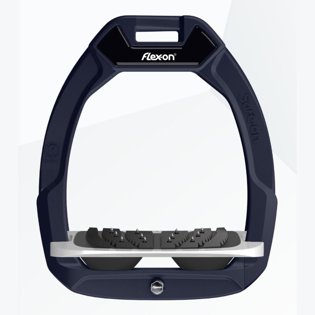 Customizable Flex on SafeOn Safety Stirrups - Adjustable & Secure Horse Riding Stirrups for Equestrians - Perfect for Trail Riding, Dressage & Jumping