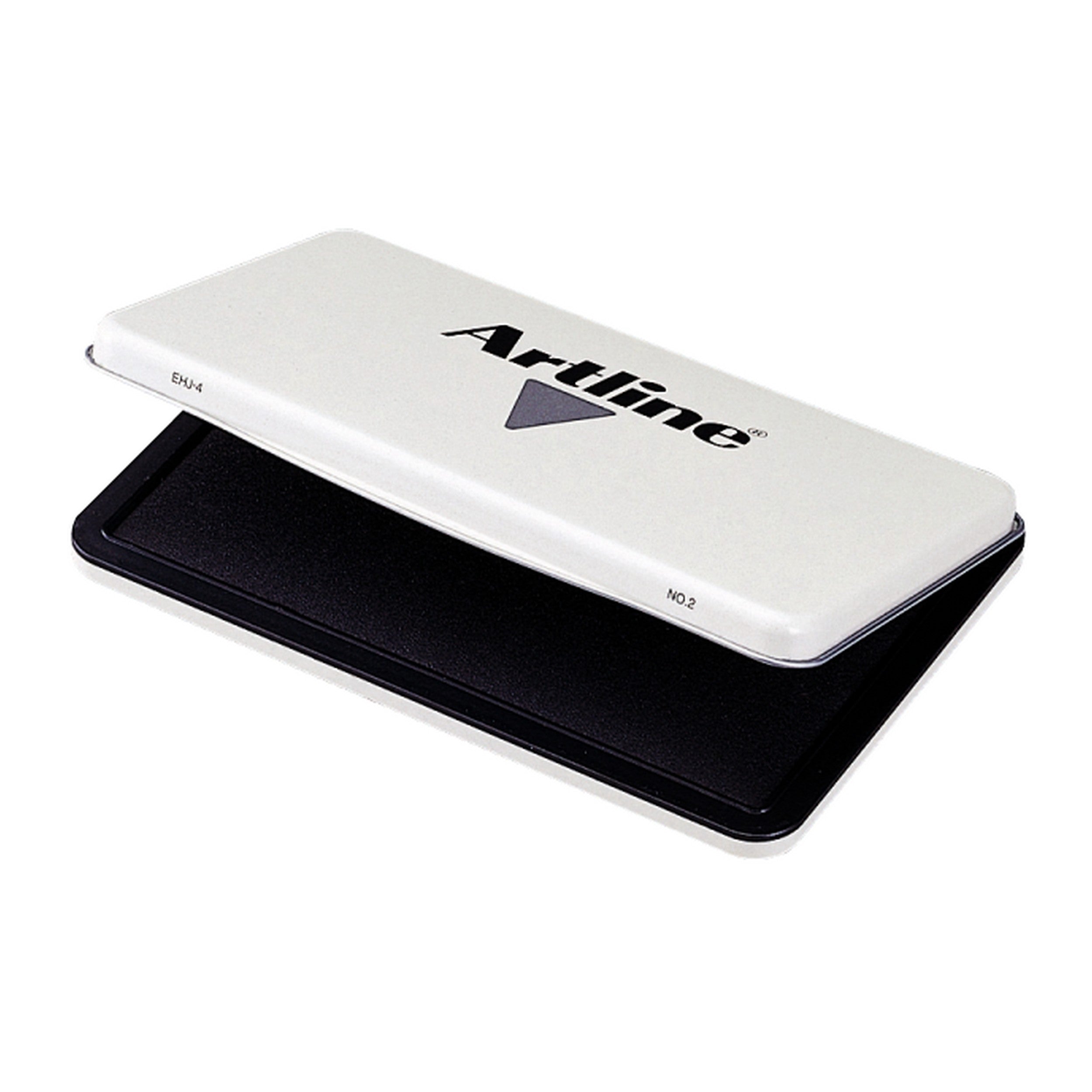 Artline EHJ 4 Black Ink Stamp Pad - 87mm x 143mm Large Size - Ideal for Office, School & Craft Projects