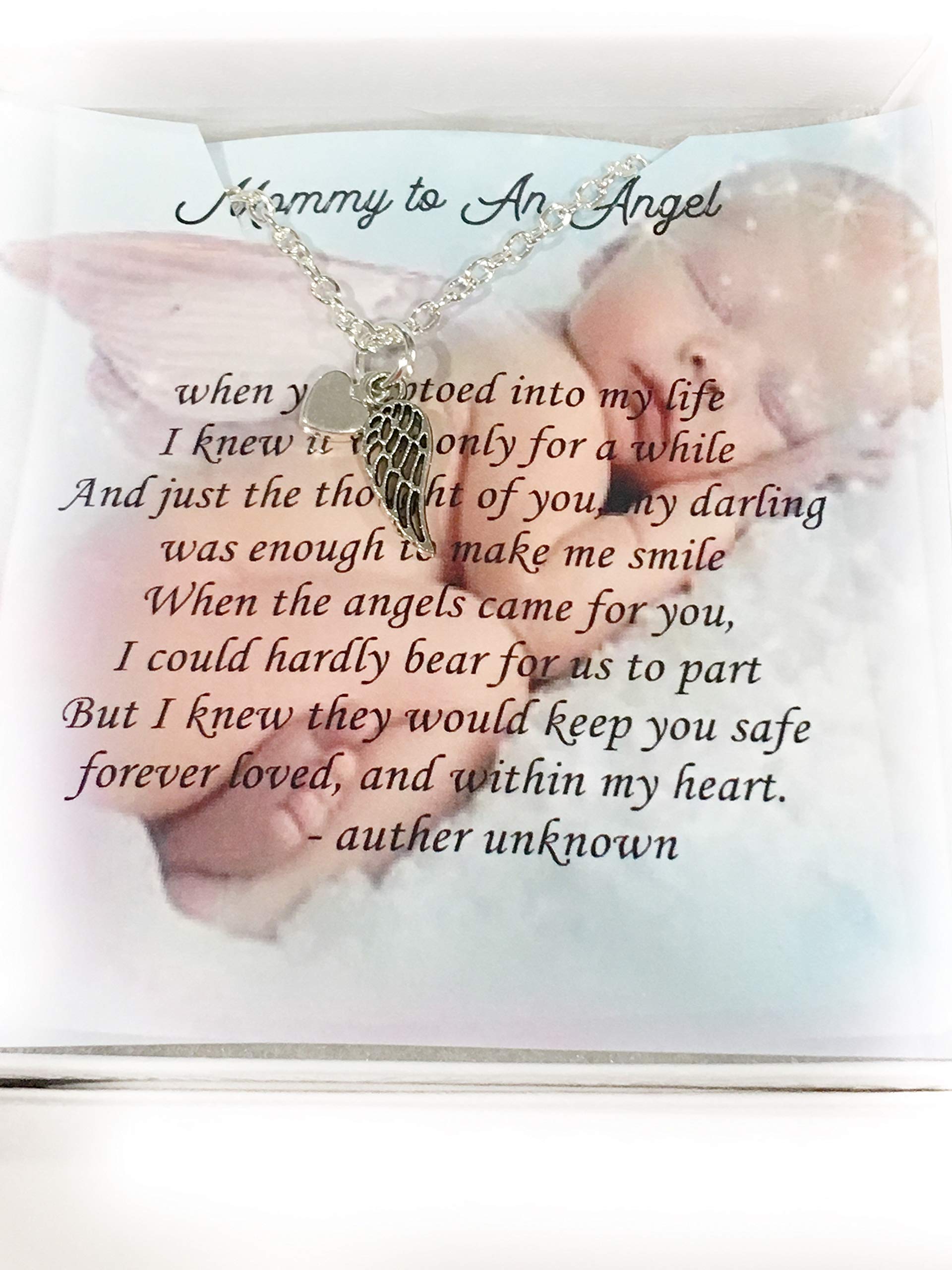 Miscarriage Memorial Necklace - Sympathy Gifts for Infant Loss, Stillborn Baby Keepsake for Grieving Mothers - Perfect for Remembrance, Healing & Comfort