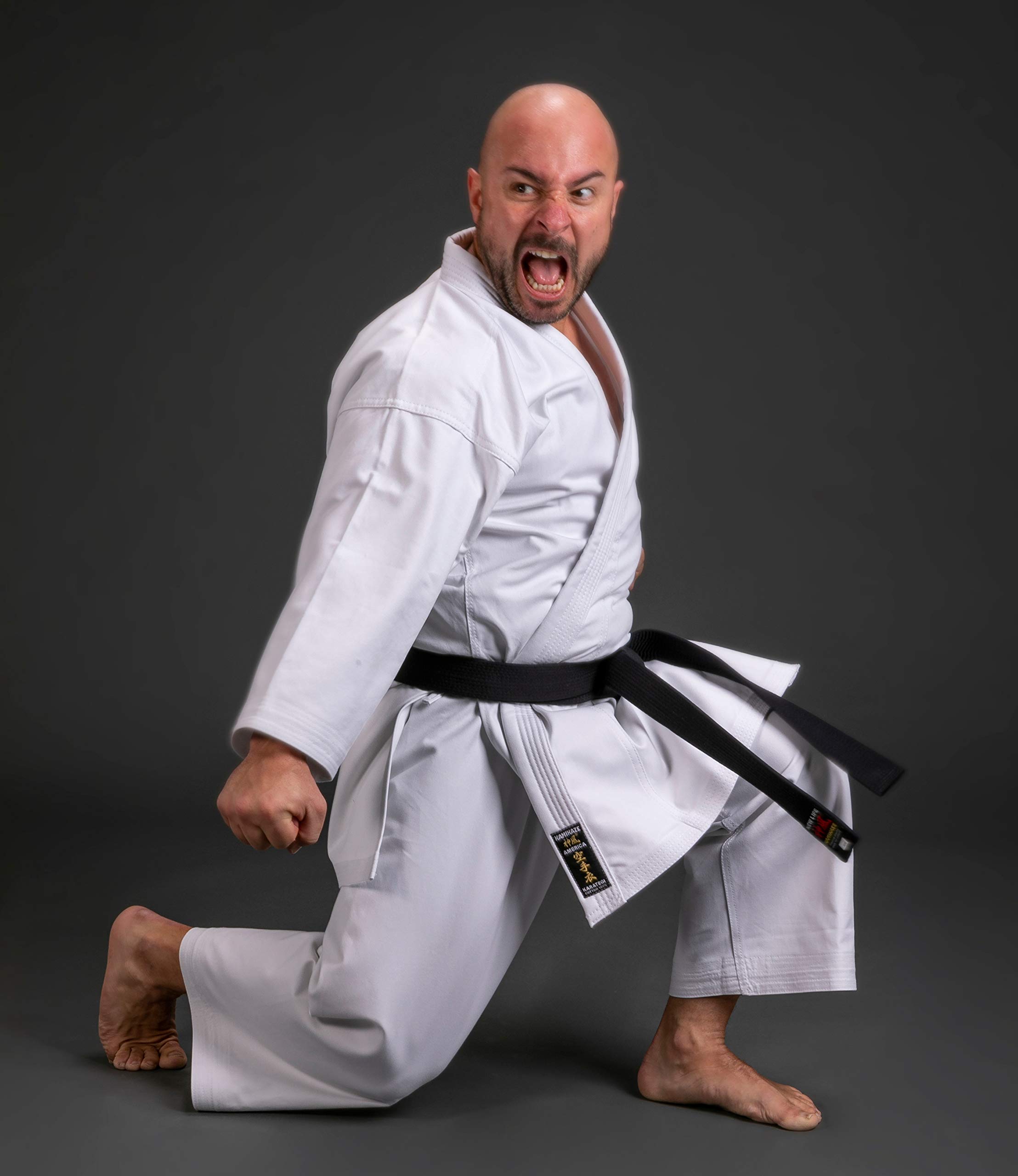 Authentic American Karate Gi Uniform - 100% Cotton White Martial Arts Outfit for Training & Competitions | Durable & Comfortable for Kids & Adults