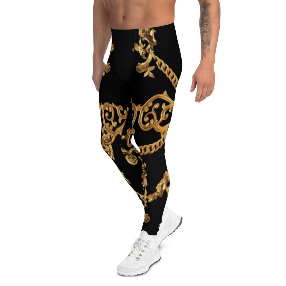 Men's Yoga Leggings - Breathable Workout Pants for Gym, Running & Fitness - Comfortable Stretch Athletic Tights with Moisture-Wicking Fabric (White) - Perfect for Yoga, Pilates, Home Exercise & Active Lifestyle