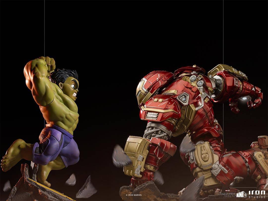 Iron Studios The Infinity Saga Hulk MiniCo Figure - Collectible Marvel Avengers Action Figure for Display & Gifts
