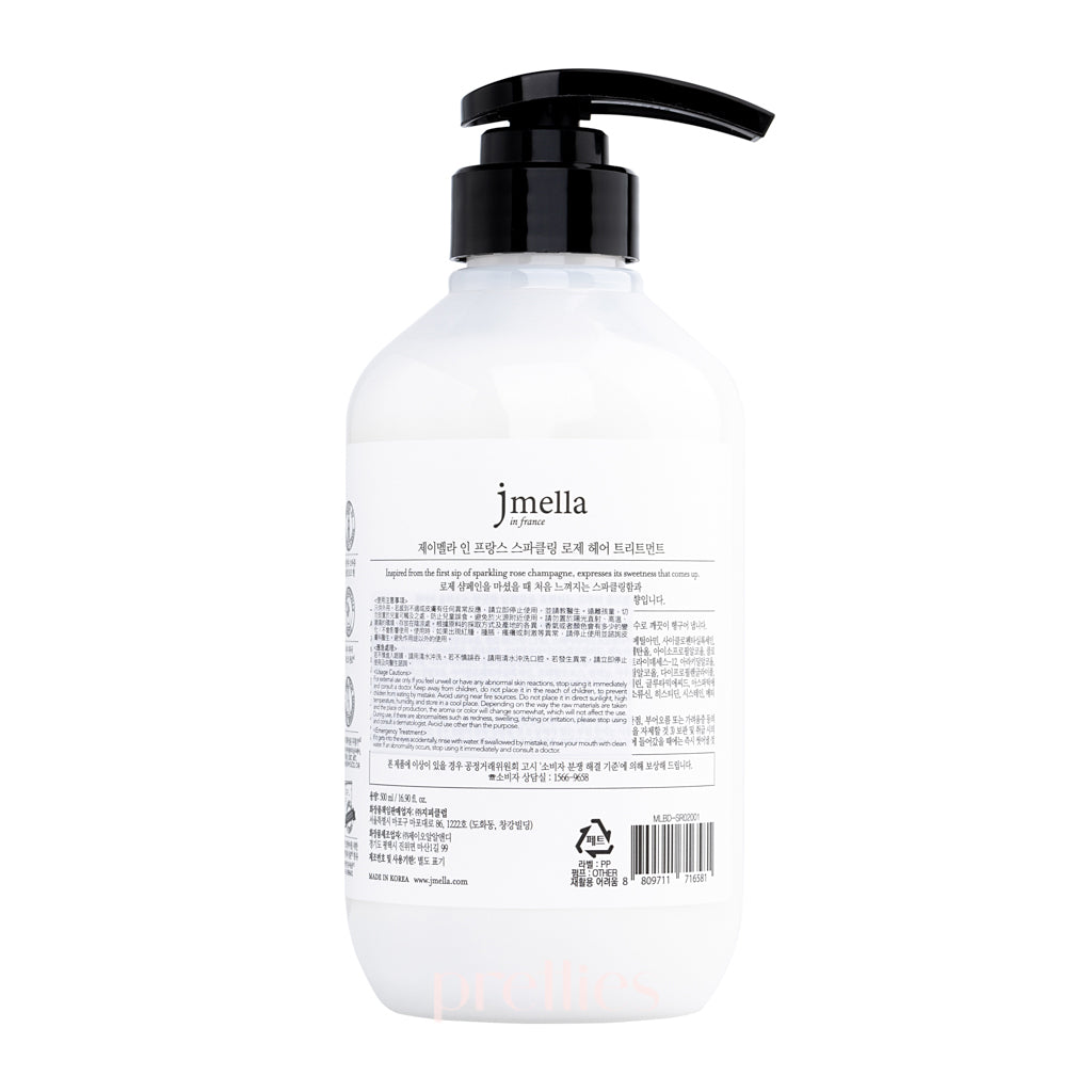JMella Luxurious Fragrance Hair Treatment Oil - 05 Sparkling Rose 500ml | Deep Conditioning Hair Mask for Dry, Damaged Hair | Perfect for Salon-Quality Hair Care at Home
