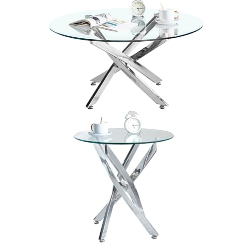 2 Piece Set(round) - Silver