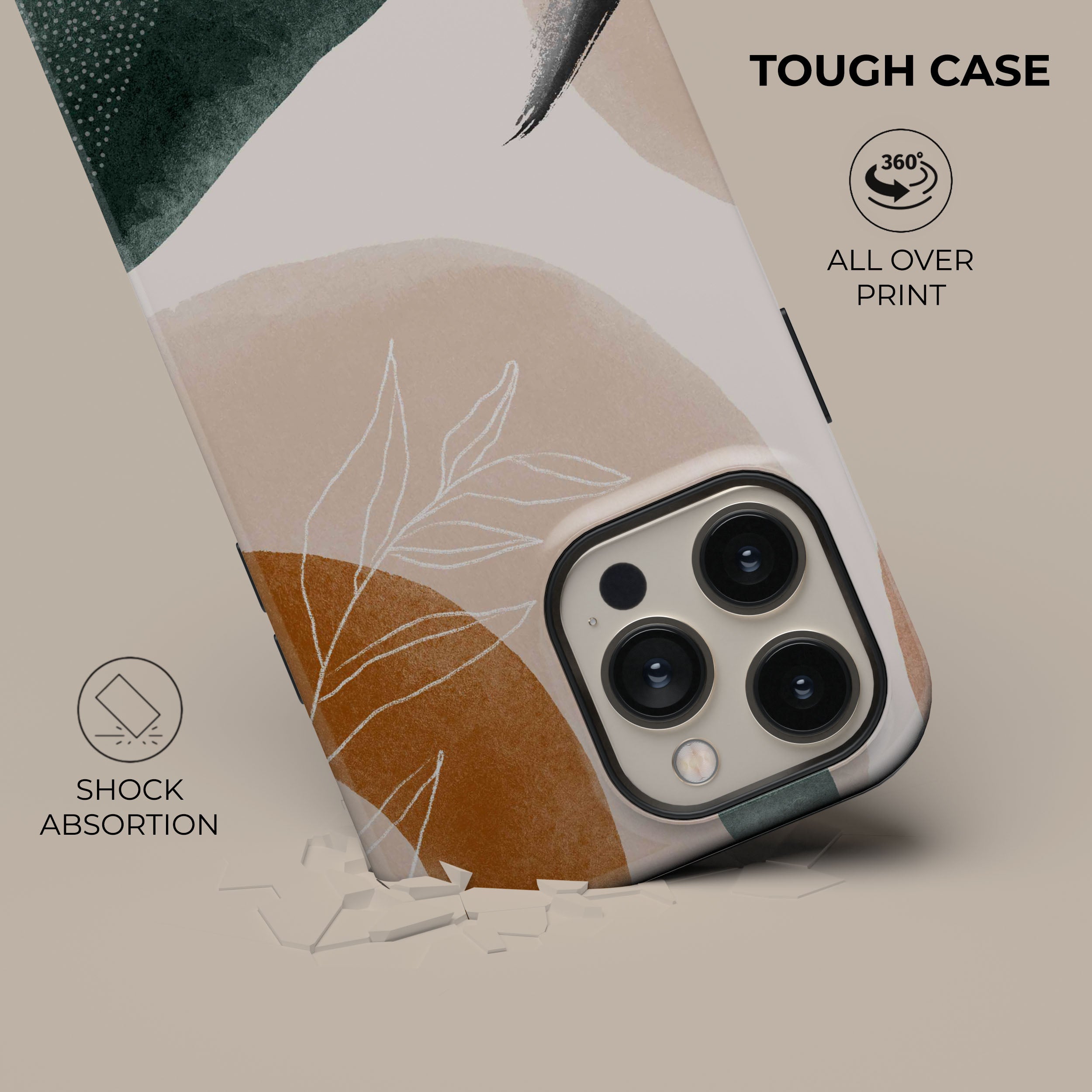 Eco-Friendly Green Pale Phone Case - Slim Protective Cover for iPhone & Android | Perfect for Everyday Use, Travel & Outdoor Activities