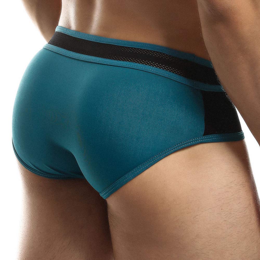 Sexy Men's Mesh Pouch Brief Underwear - Low Waist Sheer Bikini Underpants for Lingerie & Sensual Wear - Perfect for Intimate Moments, Role Play, and Special Occasions