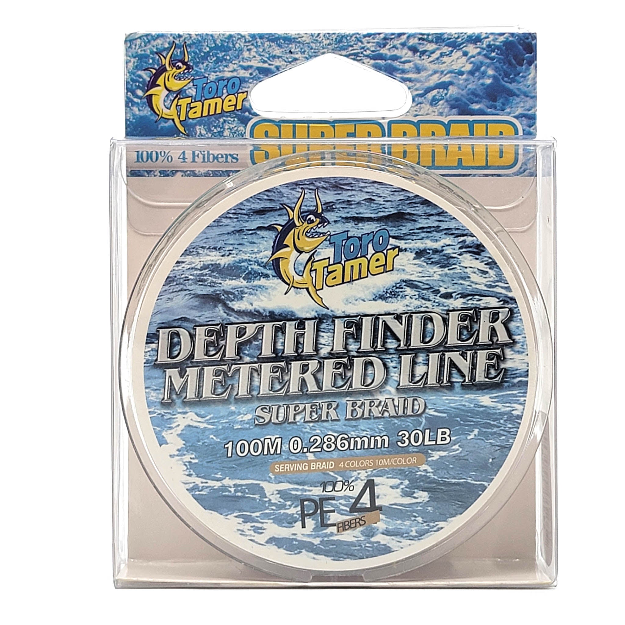 Toro Tamer Multicolor Solid Serving Braid 100M - Premium Fishing Line for Saltwater & Freshwater Anglers - Ideal for Fly Fishing, Trolling, and Casting