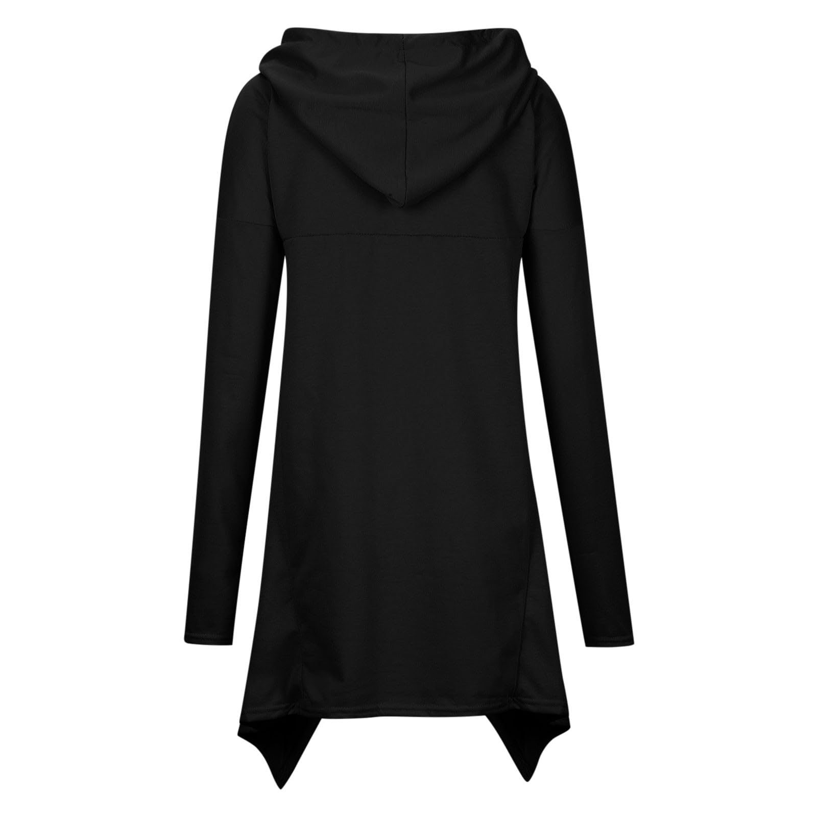 Women's Oversized Gothic Hooded Sweatshirt - Long Sleeve Turtleneck Y2K Graphic Hoodie for Fall 2023 | Cute Streetwear Fashion | Perfect for Casual Outfits, Halloween Costumes & Layering in Cold Weather