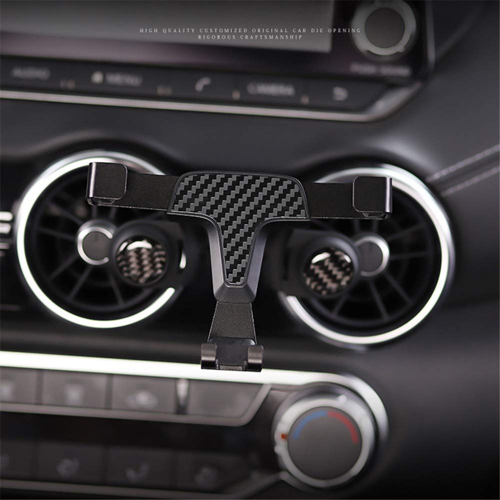 2020-2023 Nissan Sentra & Sylphy Air Vent Phone Holder - 360° Rotatable Carbon Fiber Car Phone Mount for iPhone & Android - Perfect for GPS Navigation & Hands-Free Driving