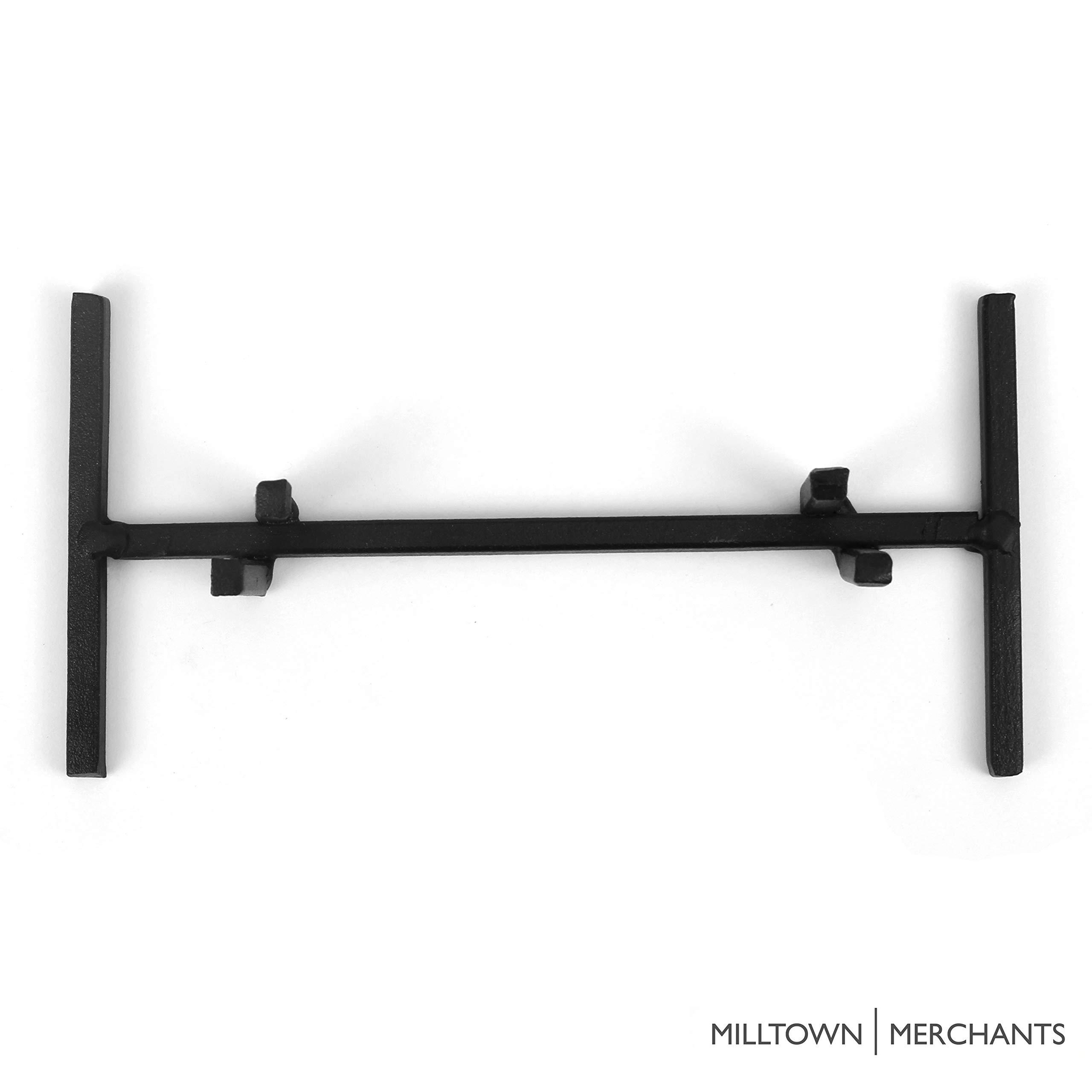 Milltown Merchants™ Metal Display Stand for Ceramic Tiles, Plaques & Glass Art - Small Modern Base Stand for Trade Shows, Office Decor & Home Display - Portable Art Easel for Artists, Craft Shows & Retail Displays (4-Pack)