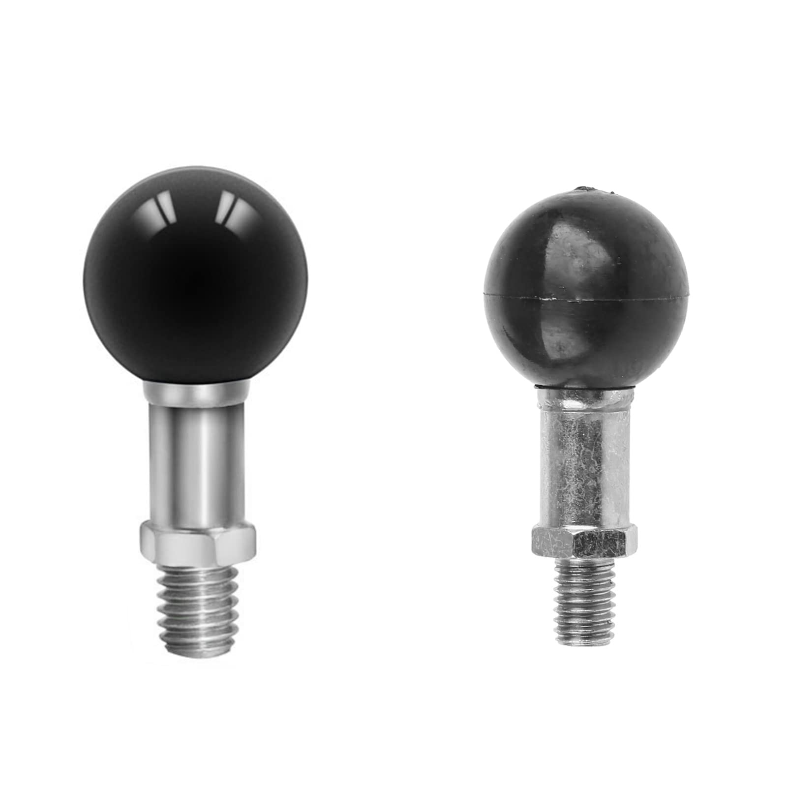 Haveratio 25mm Aluminum Alloy Ball Head Adapter with M10 Screw - RAM Mount Compatible Motorcycle Phone Holder for Car, Bike & ATV - Durable Bracket Stand for GPS, Camera & Mobile Devices