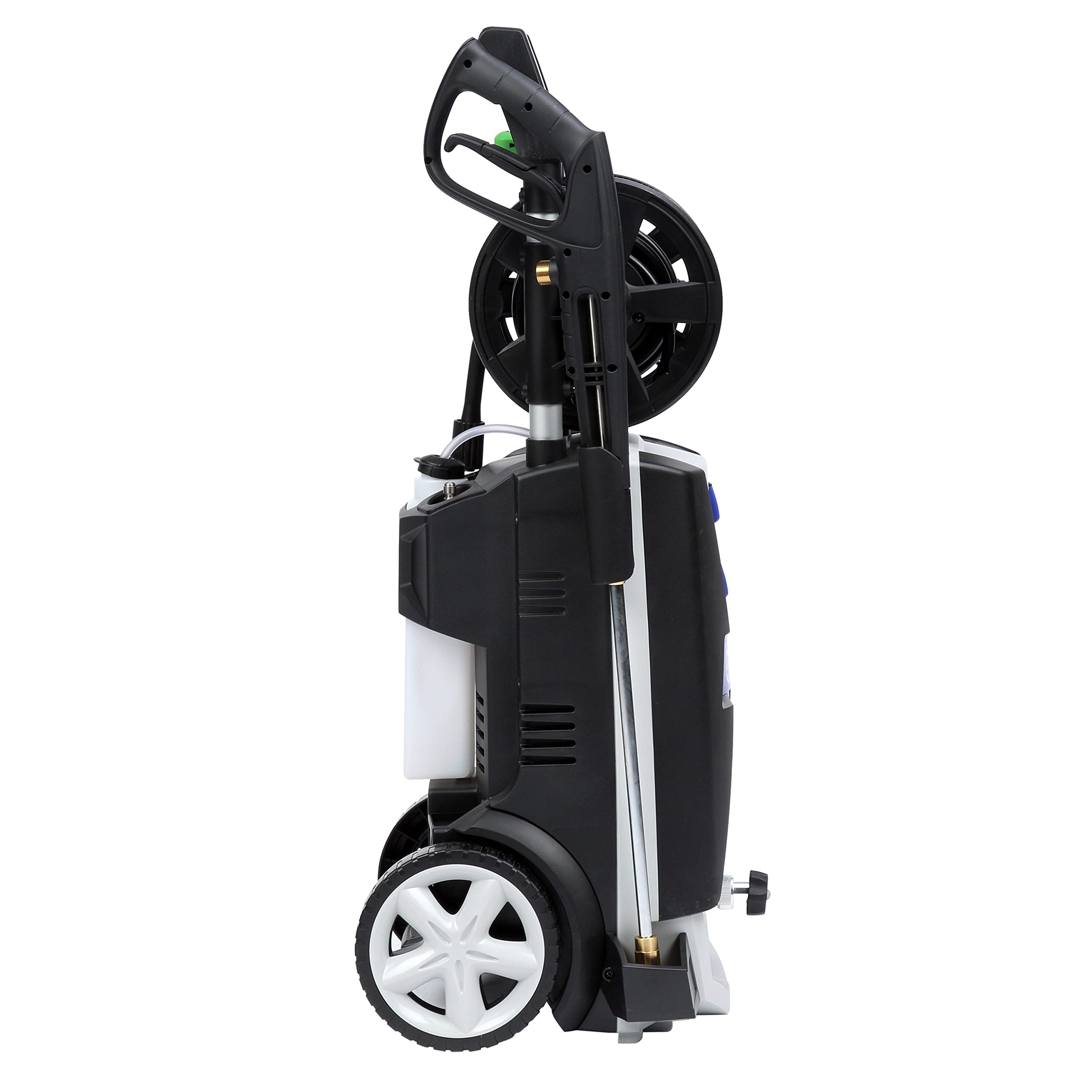 AR Blue Clean AR390SS Electric Pressure Washer - 2000 PSI, 1.4 GPM, 14 Amp, Quick Connect Nozzles, Compact & Portable with Onboard Storage - Ideal for Car Washing, Patio Cleaning, Deck & Driveway Pressure Washing