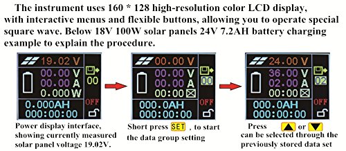 MPT-7210A 12V/24V 36V 48V 60V Solar Charge Controller for Street Lights & Home Power Systems - Perfect for Off-Grid Solar Panel Charging, RV, Boat & Outdoor Use