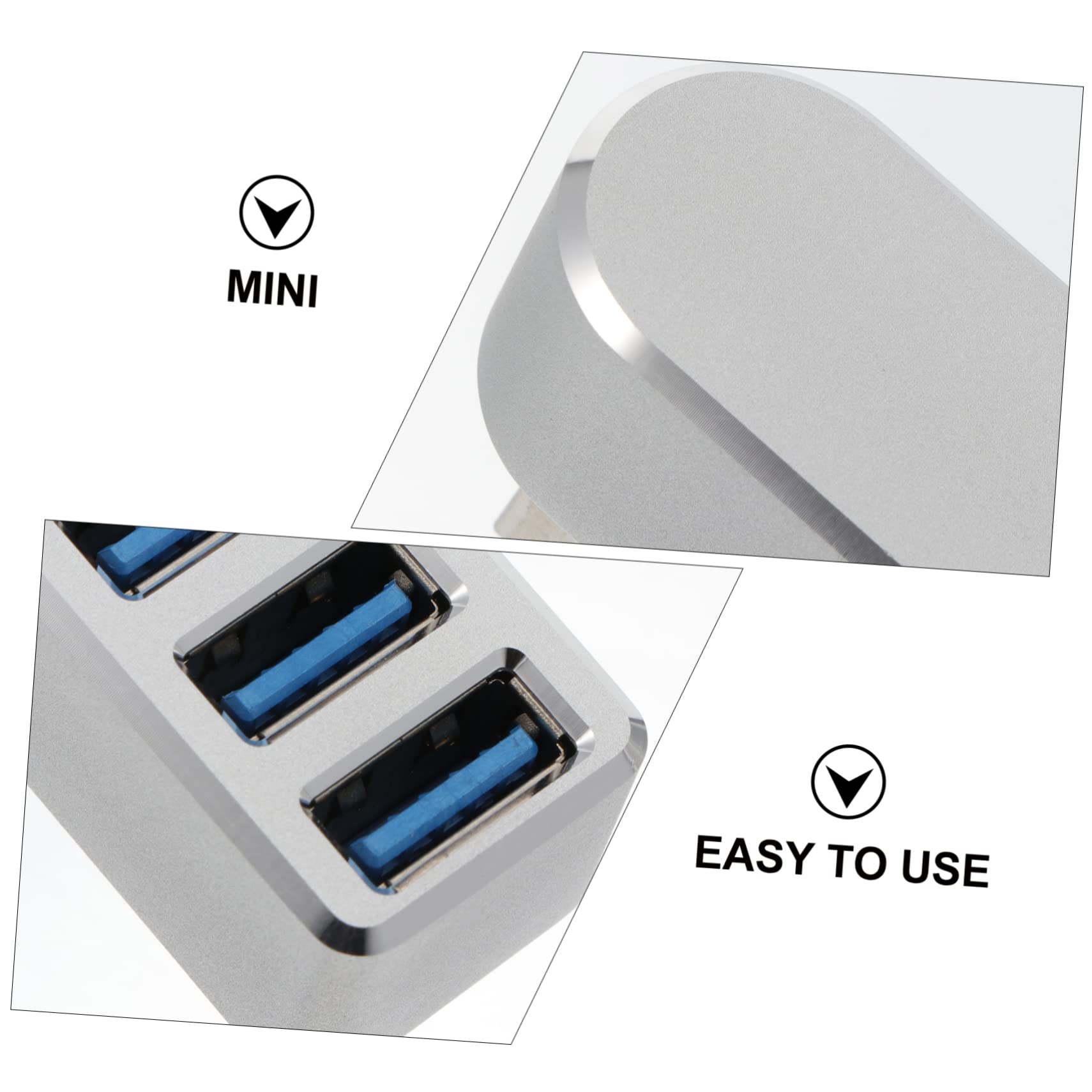 2-in-1 USB Card Reader & Flash Drive - Aluminum Alloy Portable Storage for Laptop/PC