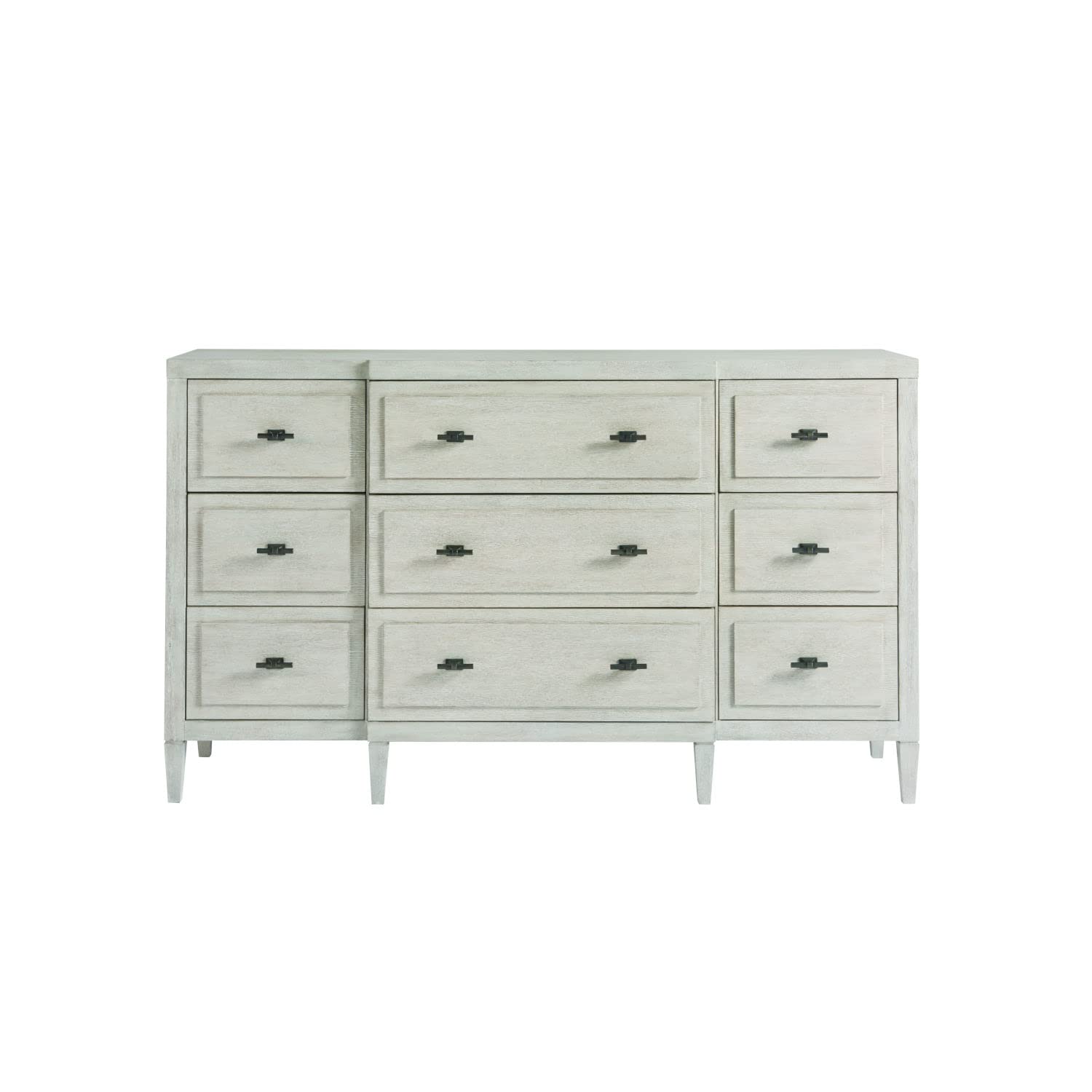 Universal Wood Dresser with Flannel Beige Finish - Midtown Modern Bedroom Furniture for Home Organization & Storage