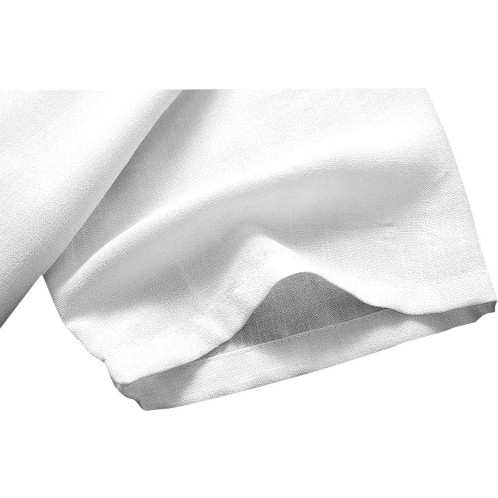 ZooBoo Men's Kung Fu Short Sleeve Shirt - Traditional Chinese Tang Suit Martial Arts Top | Perfect for Tai Chi, Kung Fu Practice & Cultural Events