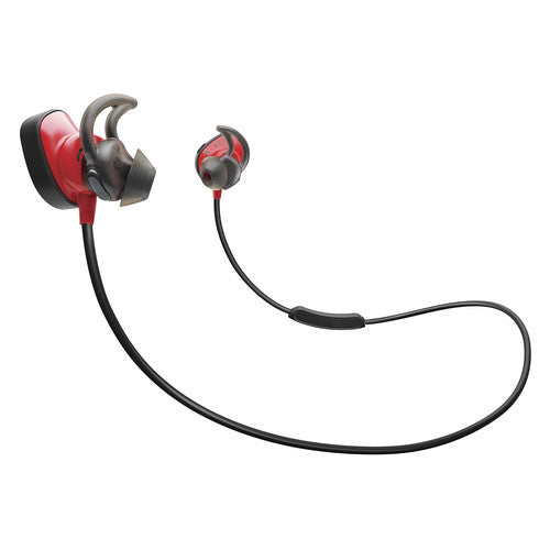 Bose SoundSport Pulse Wireless In-Ear Headphones with Heart Rate Monitor - Sweatproof Bluetooth Earbuds for Running, Gym & Workouts (Red)