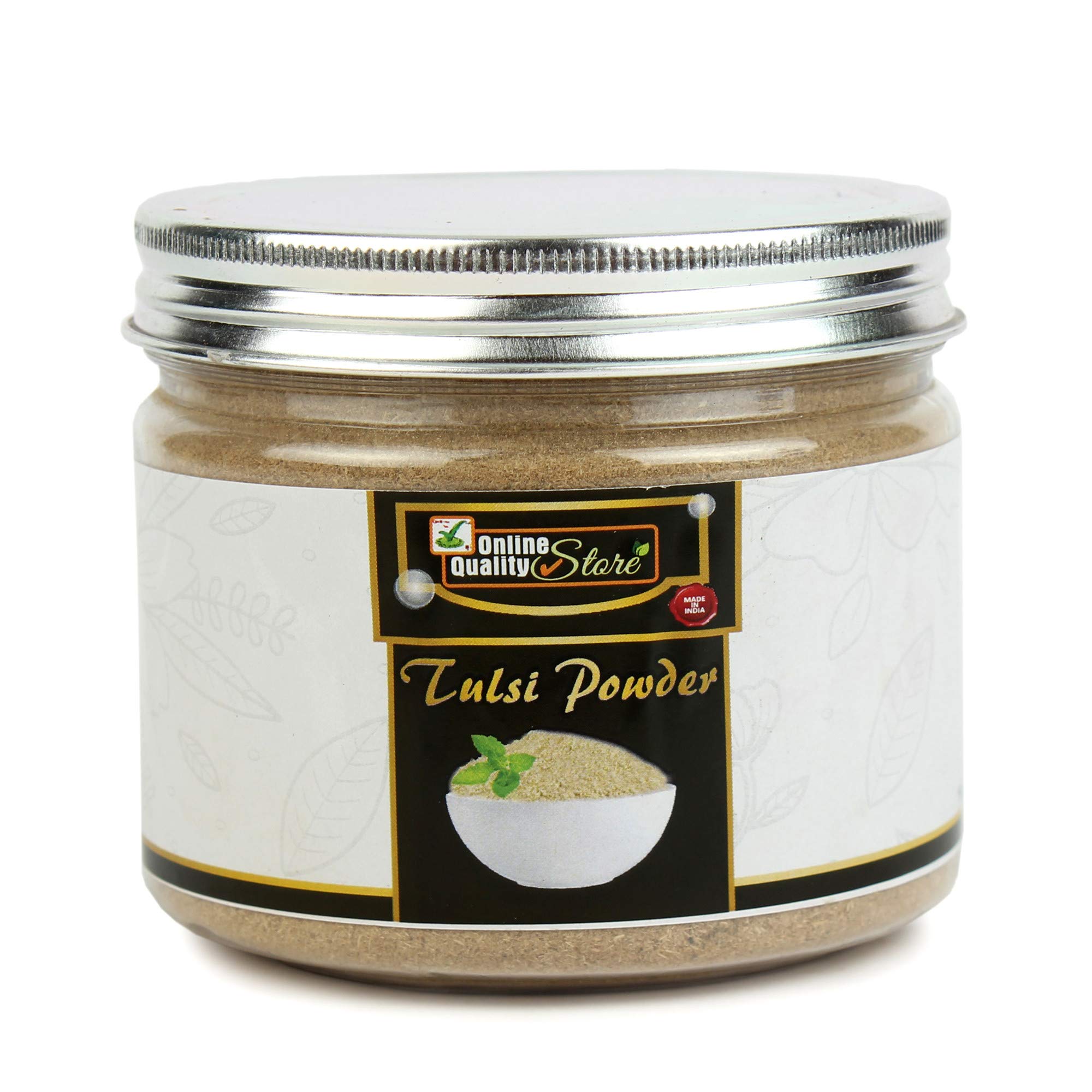 Premium Organic Tulsi Powder for Skin Cleansing & Detox - 200g | Natural Face & Body Scrub for Glowing Skin | Herbal Skincare & Ayurvedic Beauty