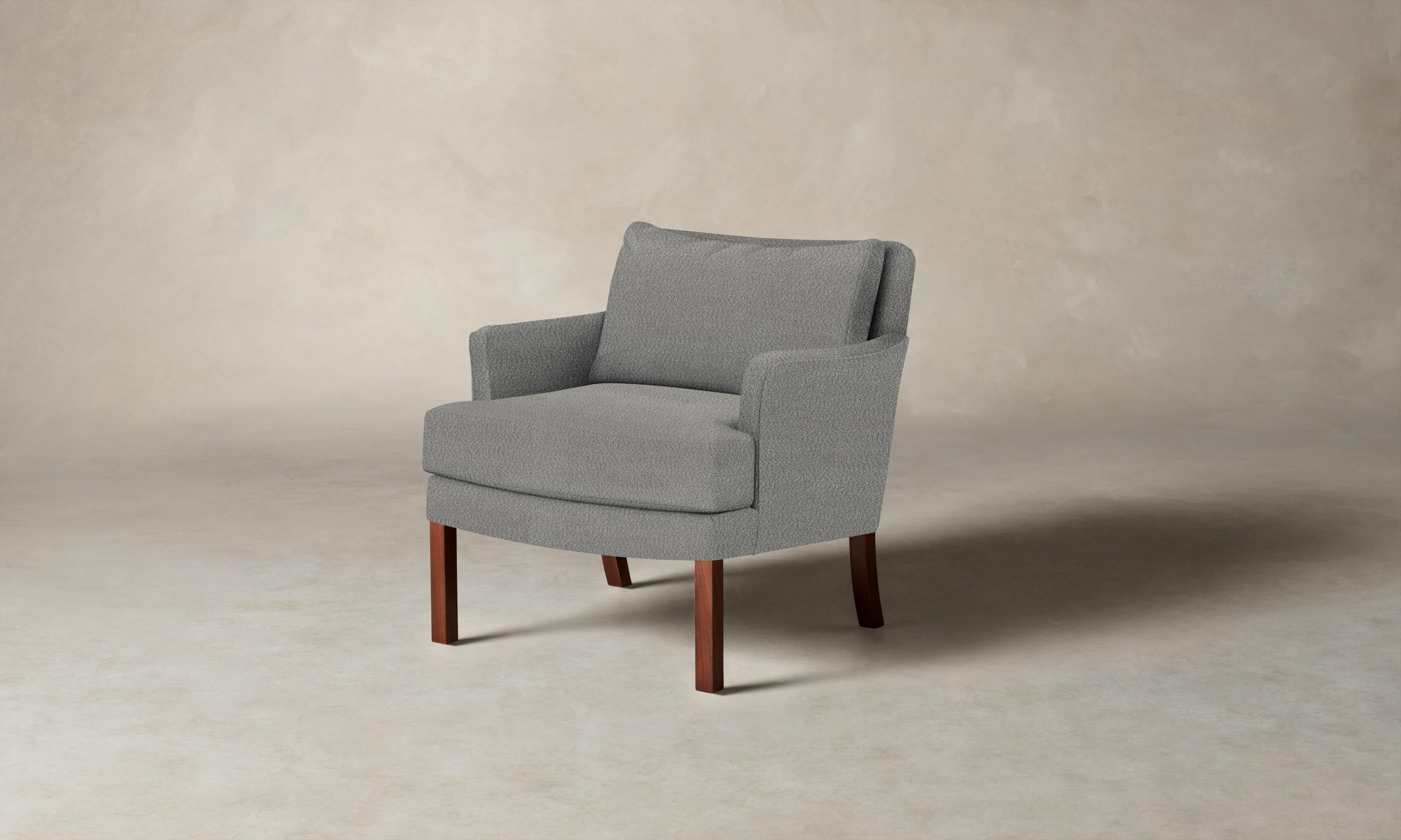 Kaye Chair - Italian Bouclé Fabric Waterfall Design Modern Accent Chair for Living Room, Bedroom & Office Decor