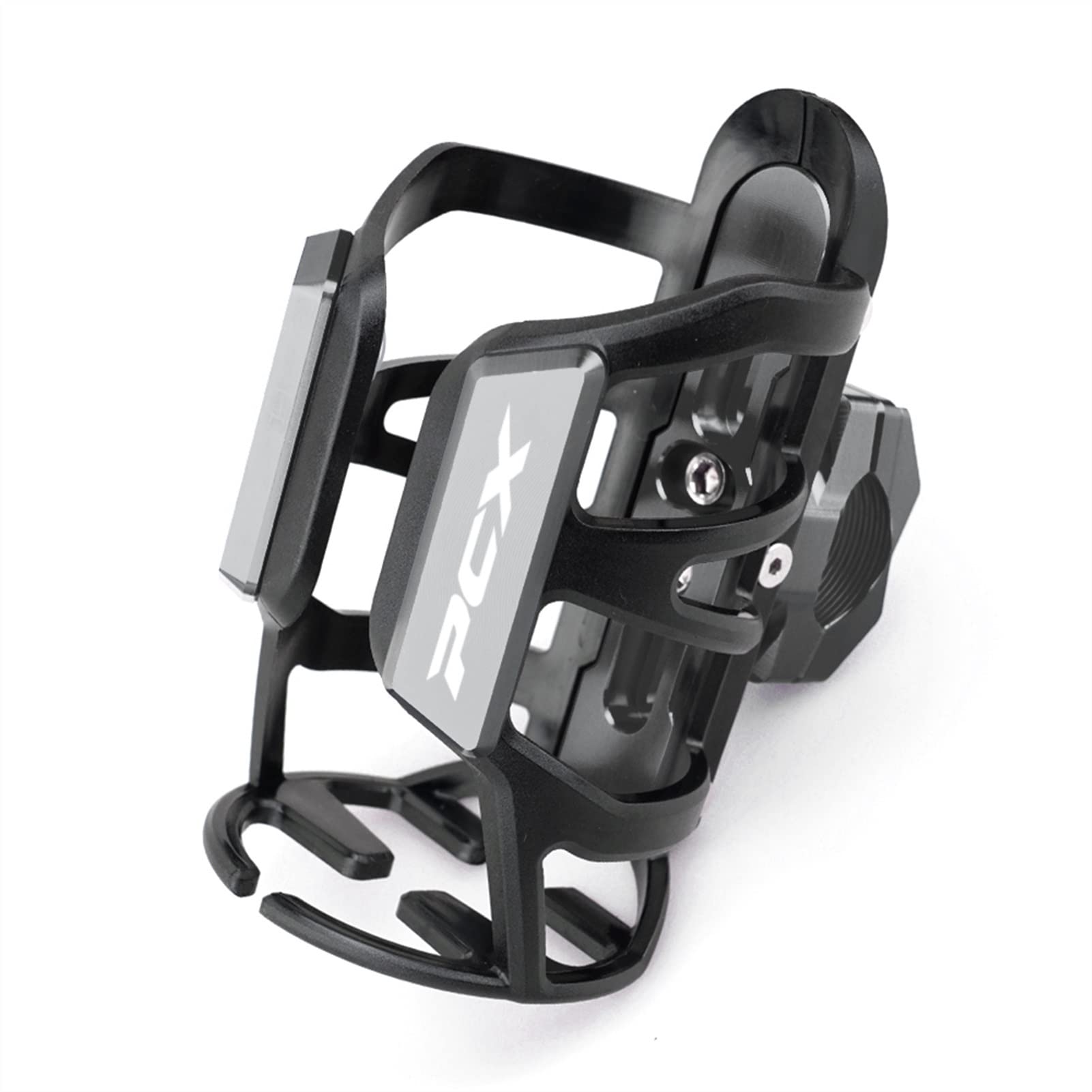 **Honda PCX125 PCX150 Aluminum Alloy Motorcycle Water Bottle Holder - Durable Drink Cup Cage Mount Accessories for Motorbike (Titanium Color) - Perfect for Long Rides & Commuting**
