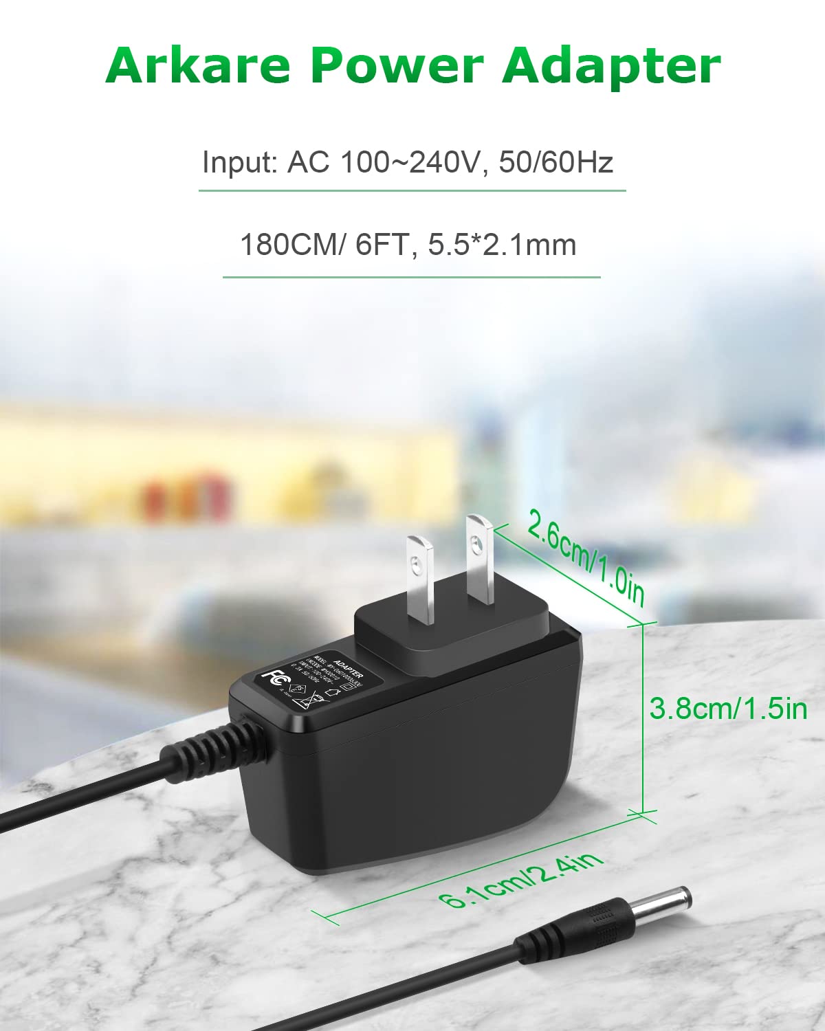 Bissell Pet Stain Eraser 2003 Replacement Charger - 10V Power Cord for Bissell Cordless Handheld Vacuum Cleaner Models 2054, 2002, 20037, 20028, 2002Q, 2003, 2003A, 2164A (Compatible with Bissell Charger 1611736) - Perfect for Home & Pet Stain Cleaning