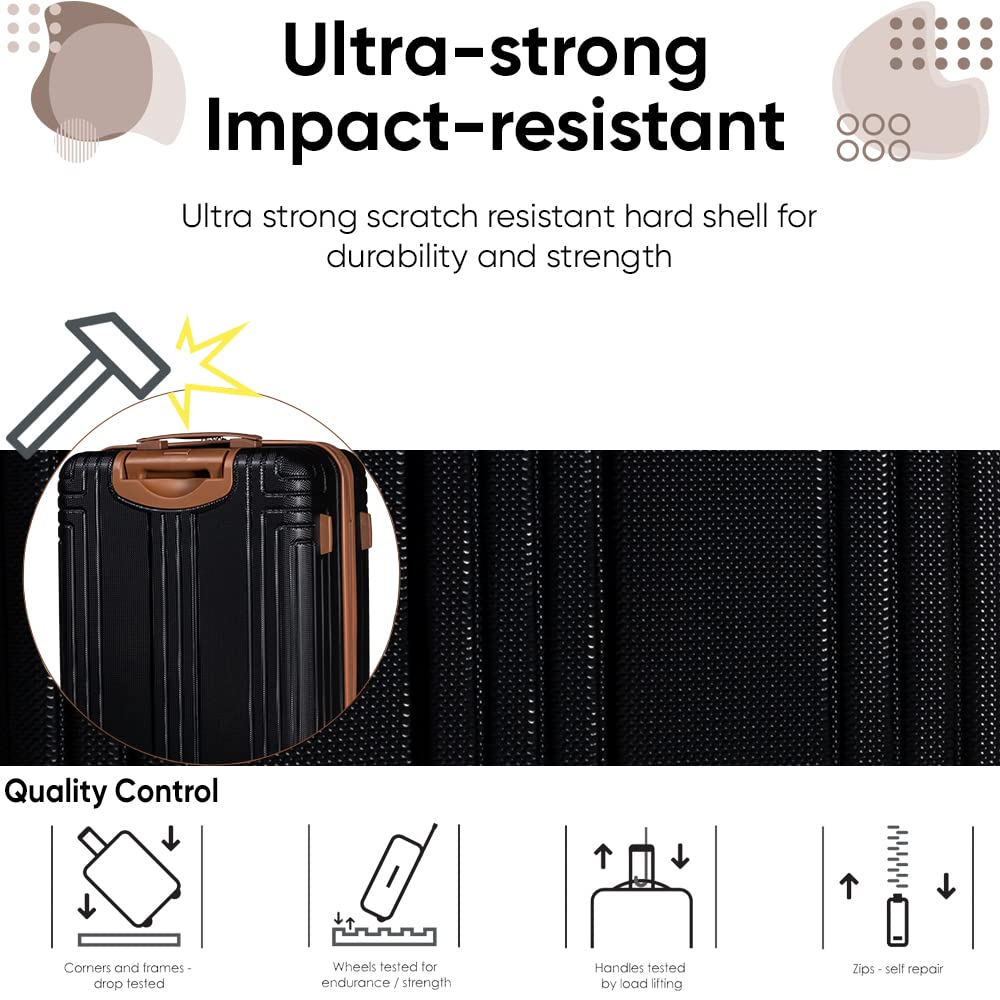 London Fog ABS Hard Shell Suitcase - 28