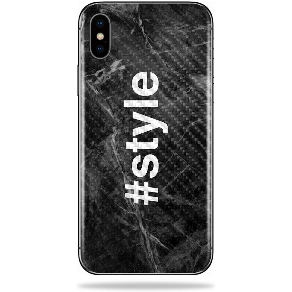 Premium Carbon Fiber Skin for Apple iPhone X - Protective & Durable Textured Cover | Easy to Apply & Remove | Made in USA | Perfect for Daily Use, Travel & Outdoor Activities