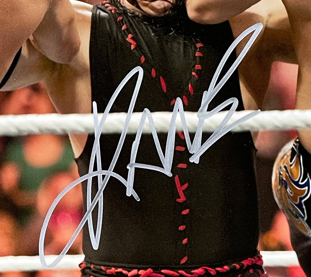 Kane WWE Wrestling Signed 8x10 Action Photo with JSA ITP Certificate - Perfect for Collectors, Fans, and Home Decor