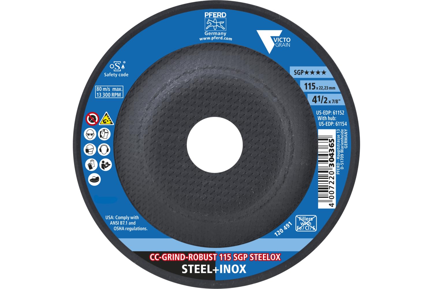 PFERD CC-Grind®-Robust 4-1/2