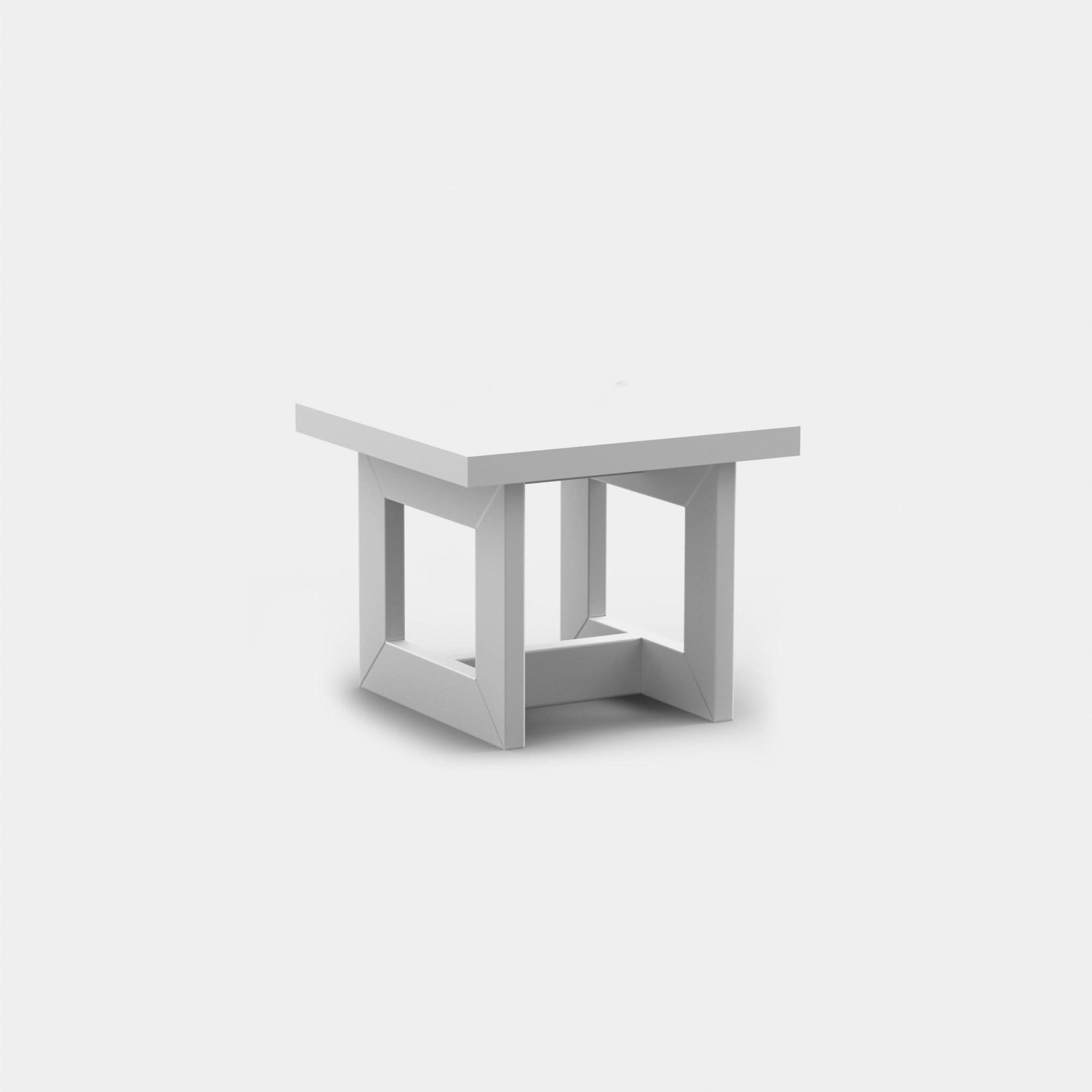 Hampton Side Table - Modern Nightstand with Storage Shelf, Bedside End Table for Living Room, Bedroom & Office - Wooden Accent Table for Small Spaces