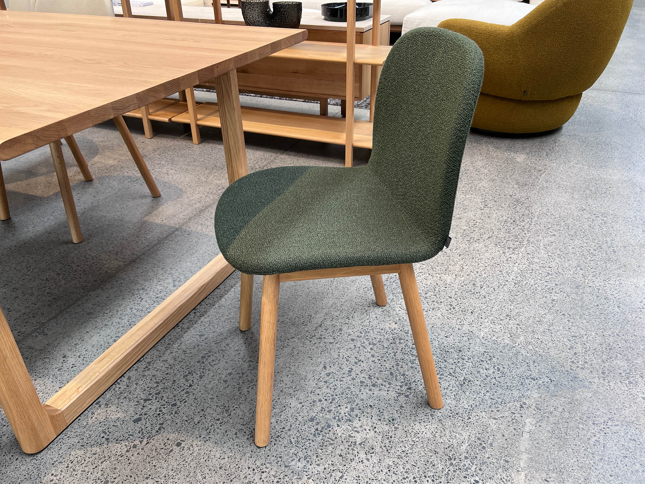 Modern Dining Chairs Set of 2 - Sturdy Wooden Kitchen Chairs with Padded Seats - Perfect for Dining Room, Kitchen, Breakfast Nook & Small Spaces