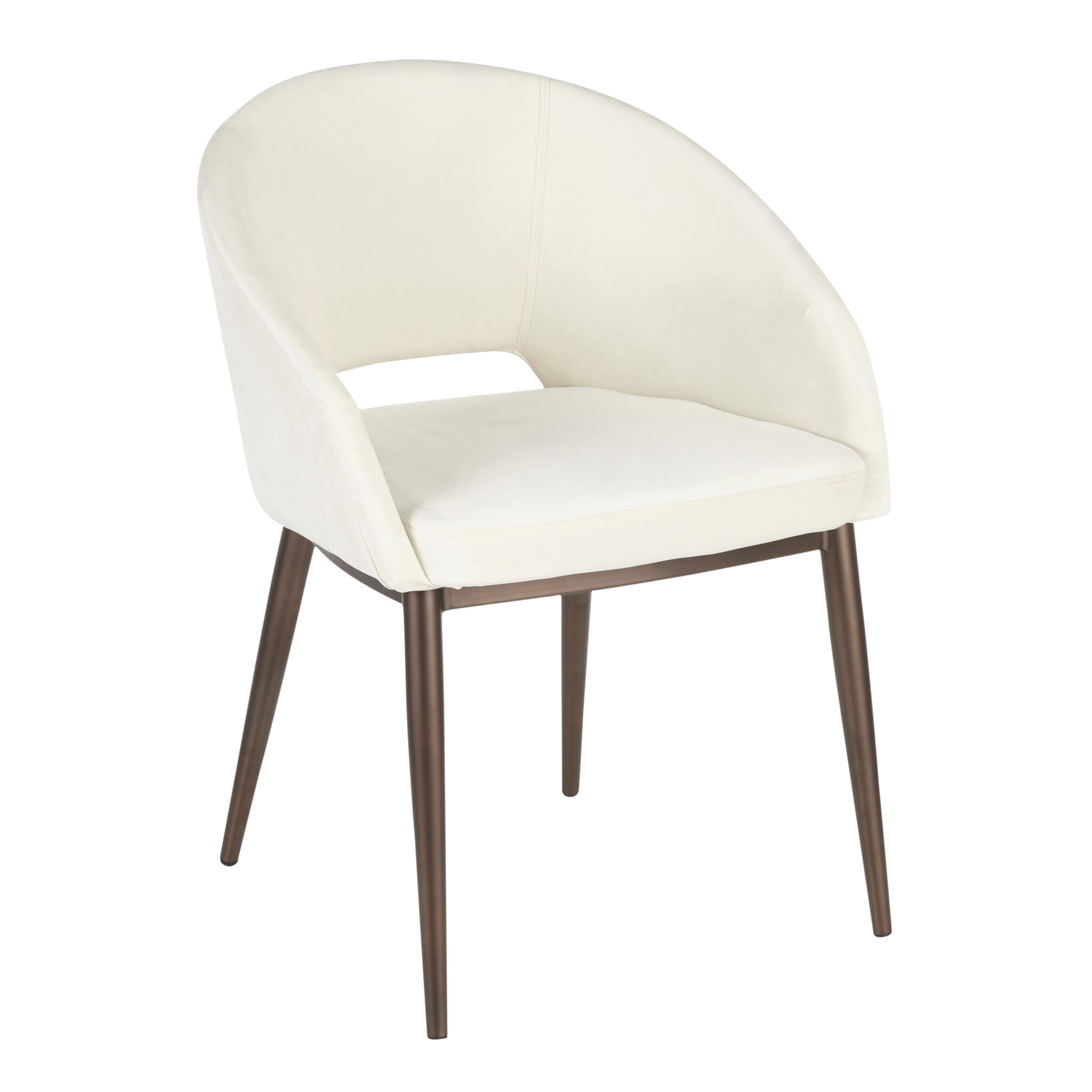 LumiSource Renee Upholstered Dining Chair - Modern Kitchen & Dining Room Chair for Home, Restaurant, Office - Comfortable & Stylish Seating Solution