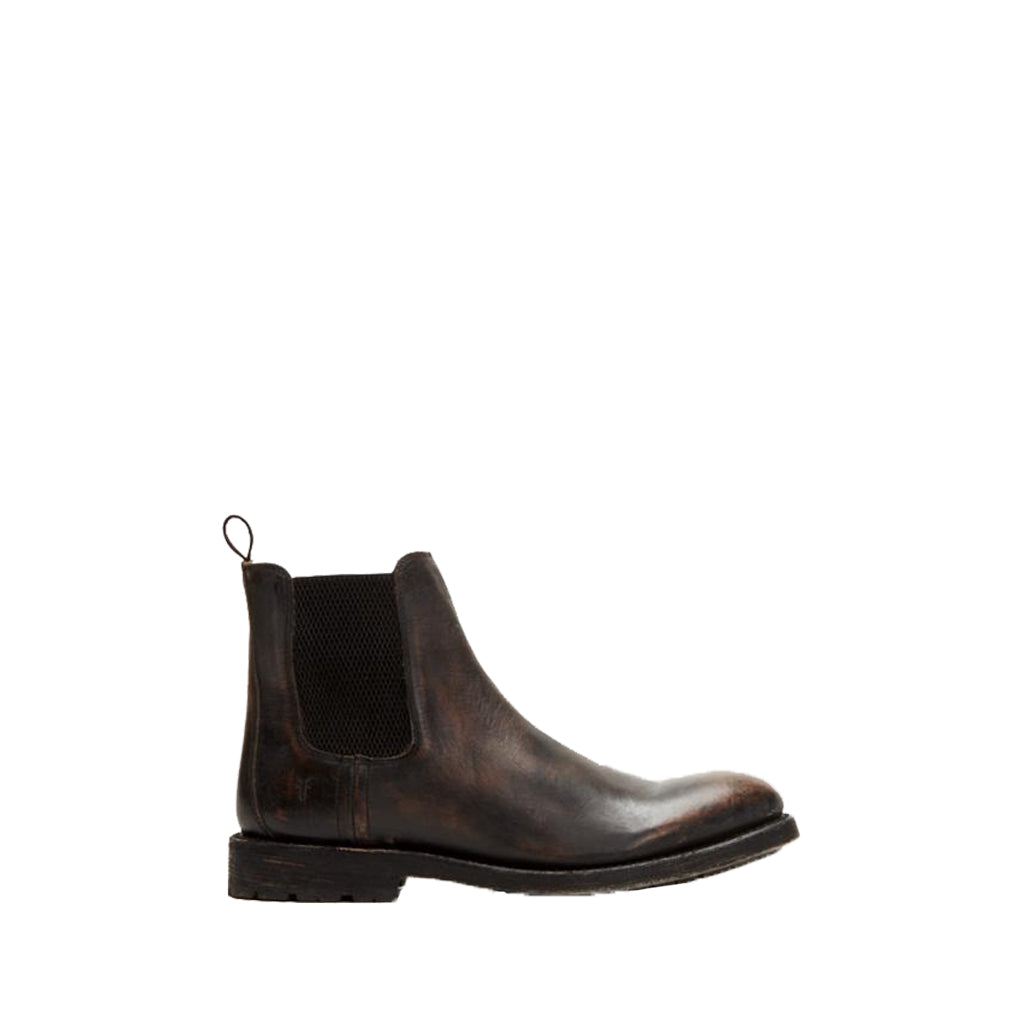 Frye Men's 80535 Leather Boots - Black Size M | Classic Ankle Boots for Men | Perfect for Casual Wear, Work & Outdoor Activities