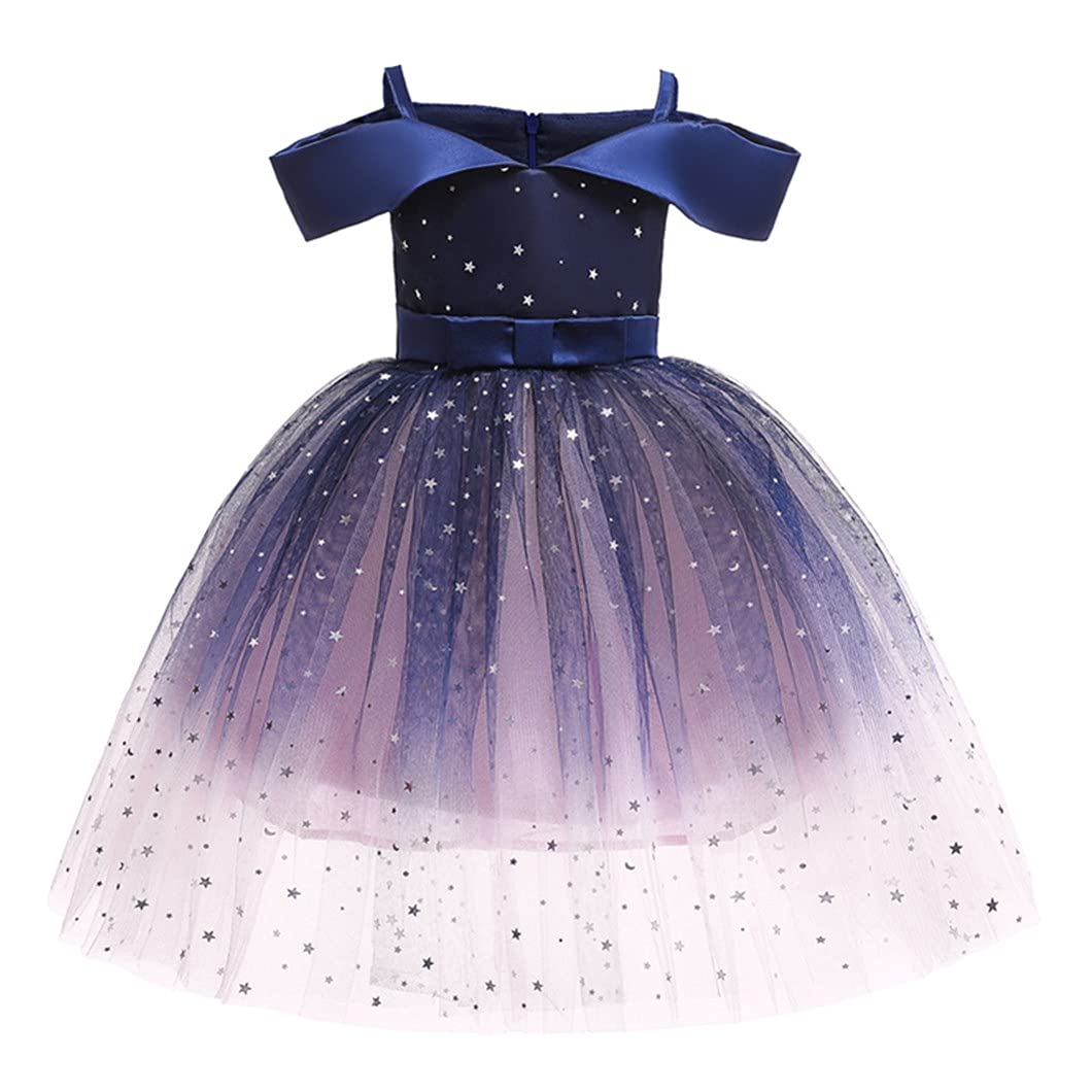 Sparkly Sequin Princess Dress for Girls - Fluffy Tutu Party Gown for Birthday, Pageant & Catwalk Fashion Show