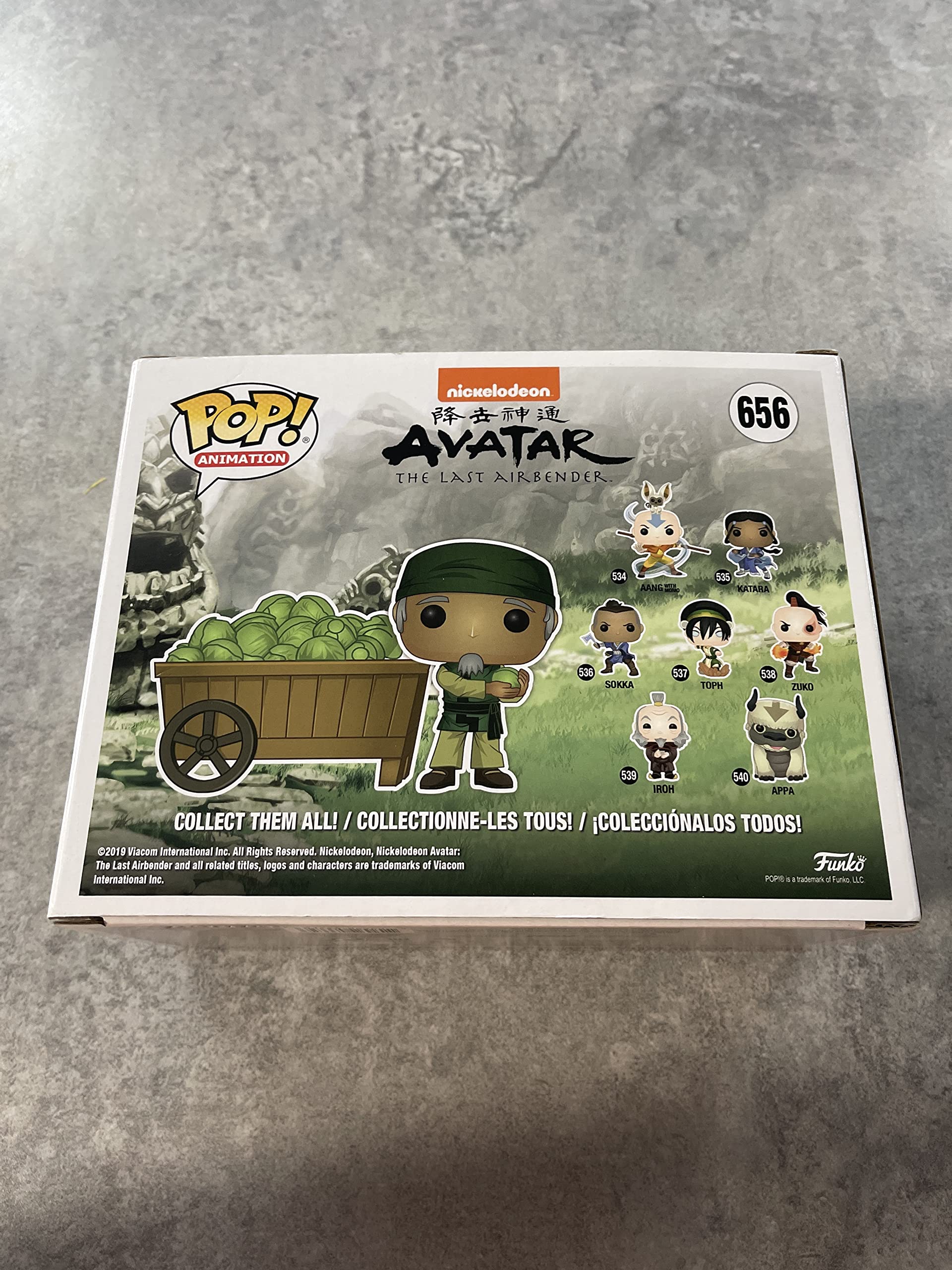 Funko POP! Animation: Avatar - Cabbage Man with Cart Collectible Figure | Limited Fall Convention Exclusive | Perfect for Avatar Fans & Pop Culture Collectors | Great for Display, Gifts & Themed Decor