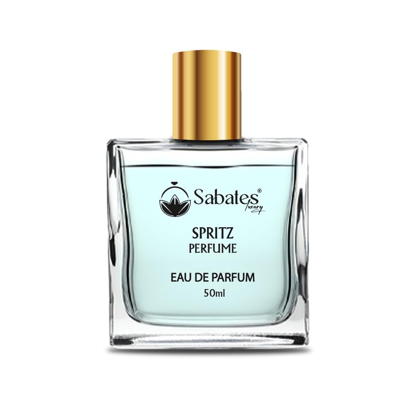Spritz Men's Long Lasting Cologne - Fresh Amber & White Musk Fragrance | 1.7oz Eau De Toilette for Daily Wear | Office, Date Night & Special Occasions