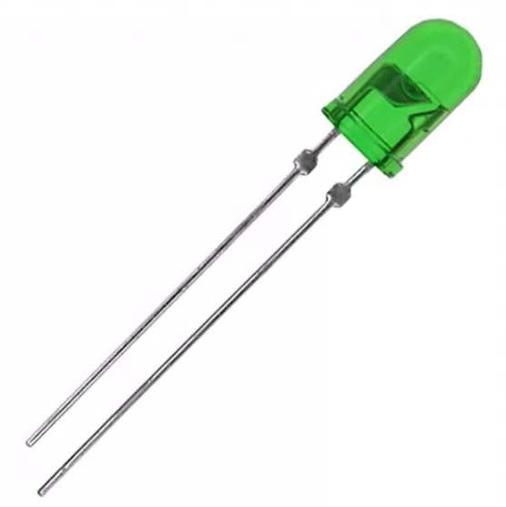 5mm Green Flashing LED Light - High Brightness Blinking LED for DIY Electronics, Halloween Decorations, and Automotive Indicators