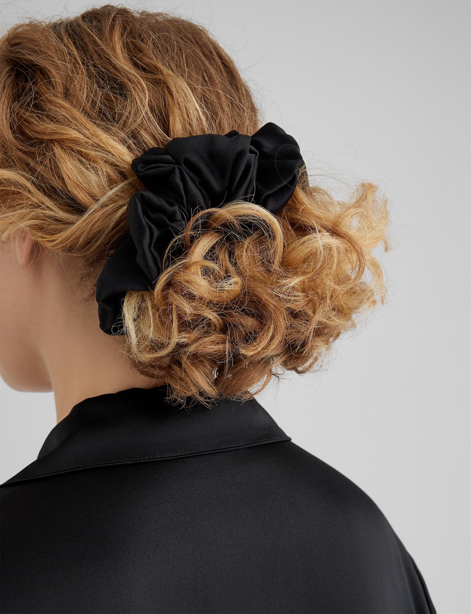 Luxury Silk Scrunchie Hair Ties for Women - Soft & Gentle Hair Accessories for Ponytails, Buns & Everyday Use
