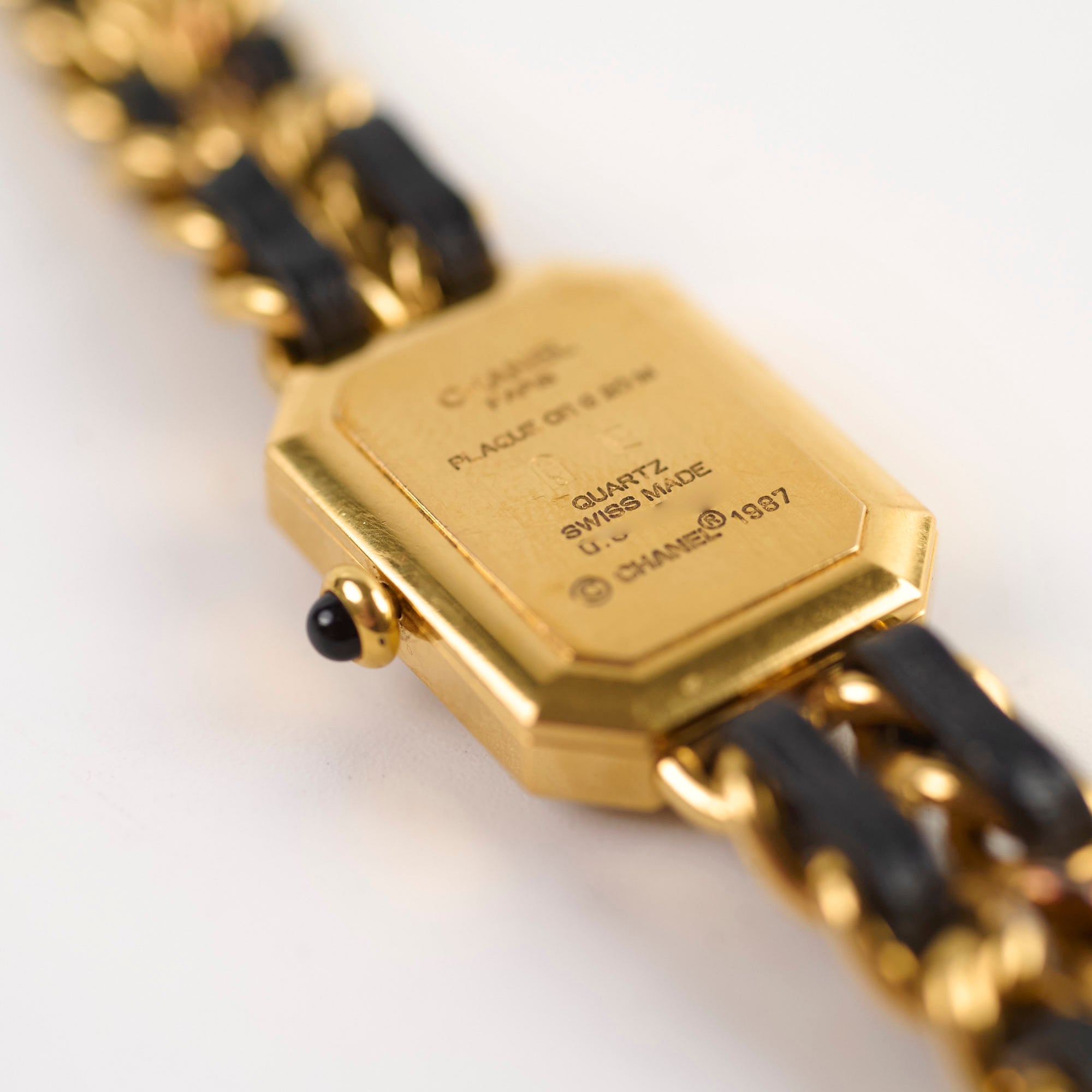 Chanel Premiere Luxury Women's Watch - Large Gold-Tone Stainless Steel Bracelet for Elegant Evening Wear & Special Occasions