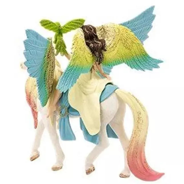 Fairy Surah with Glitter Pegasus - Magical Unicorn Toy for Kids, Perfect for Birthday Gifts & Fantasy Playtime