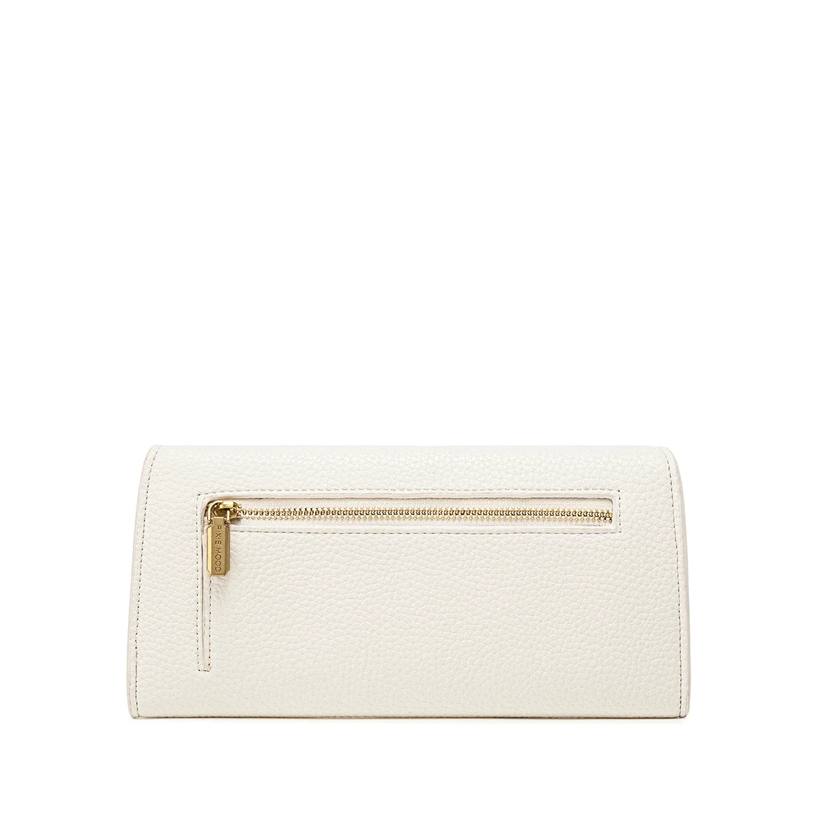 Mavis Wallet in Coconut Cream Pebbled Leather - Stylish & Durable Women's Crossbody Bag for Everyday Use, Travel & Shopping
