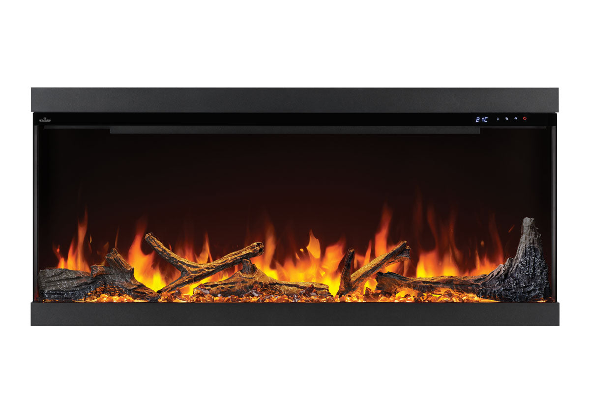 Napoleon Astound 50 FlexMount Smart Multi-Side Wall Mount Recessed Electric Fireplace - Perfect for Living Room, Bedroom & Office Heating & Decor