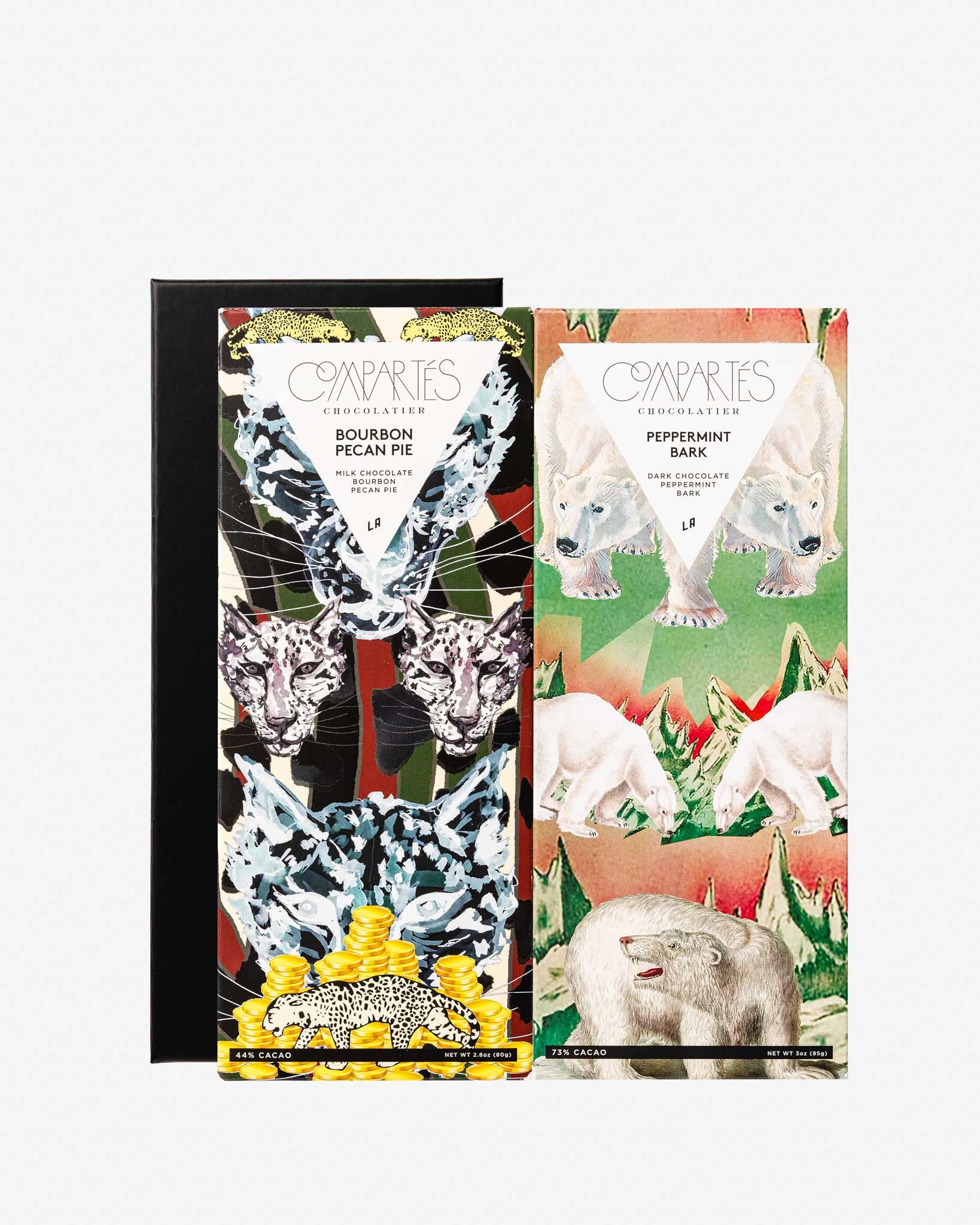 Premium Holiday Chocolate Bars Gift Box - Assorted Flavors - Perfect for Christmas Gifts, Party Favors & Corporate Events