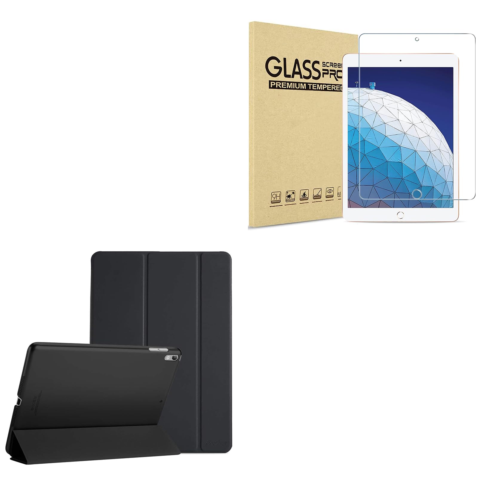 Premium ProCase Screen Protector & Ultra Slim Cover for iPad Air 3rd Gen 10.5